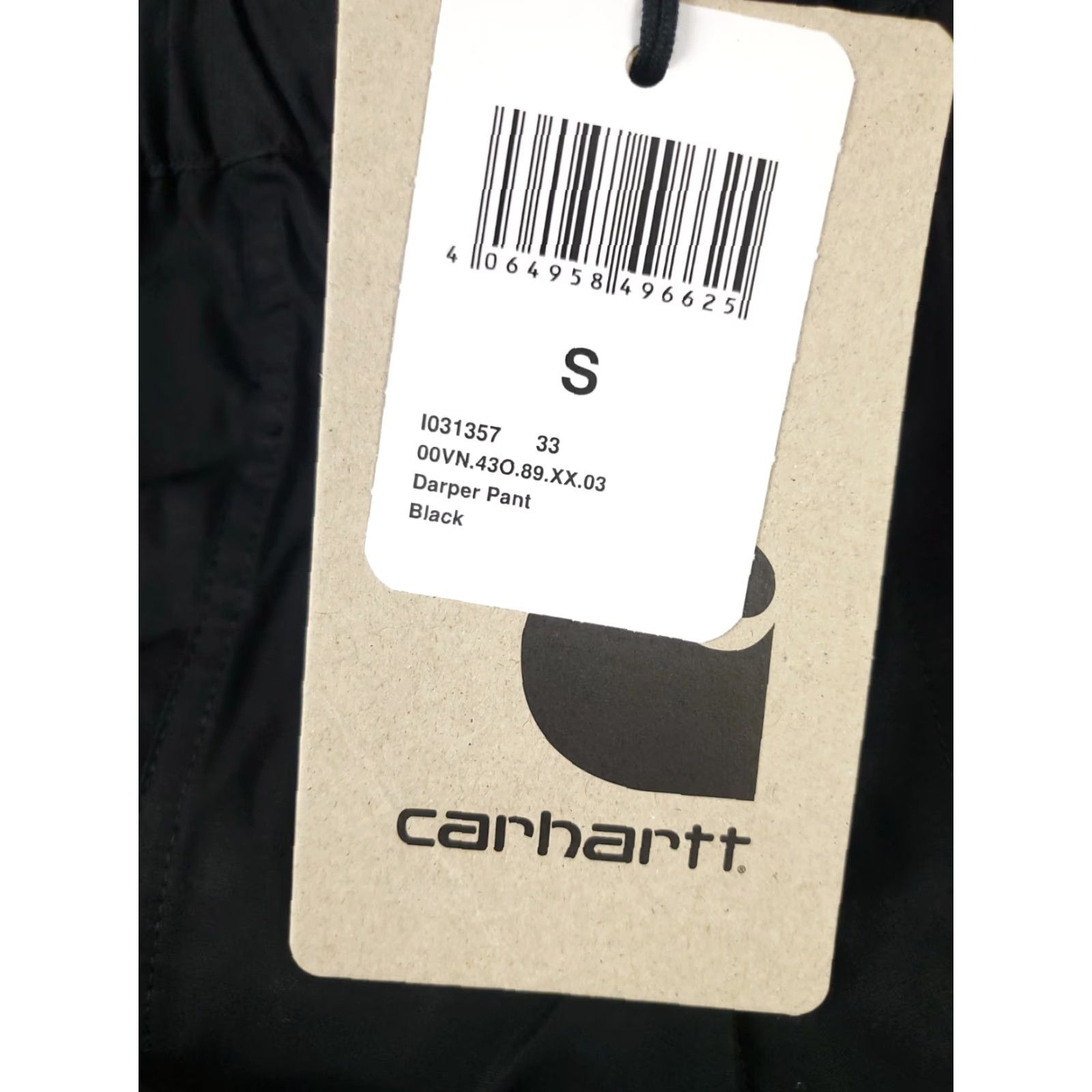 Carhartt Carhartt Cargo Pants Mens Small Black Cotton Blend Regular Fit Straight Leg Size US 29 - 7 Thumbnail