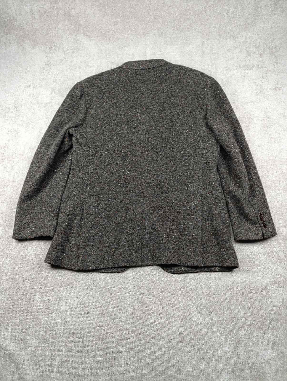 SARTORIO SARTORIO NAPOLI BY KITON MENS TWEED WOOL BLAZER JACKET Size 54R - 10 Thumbnail