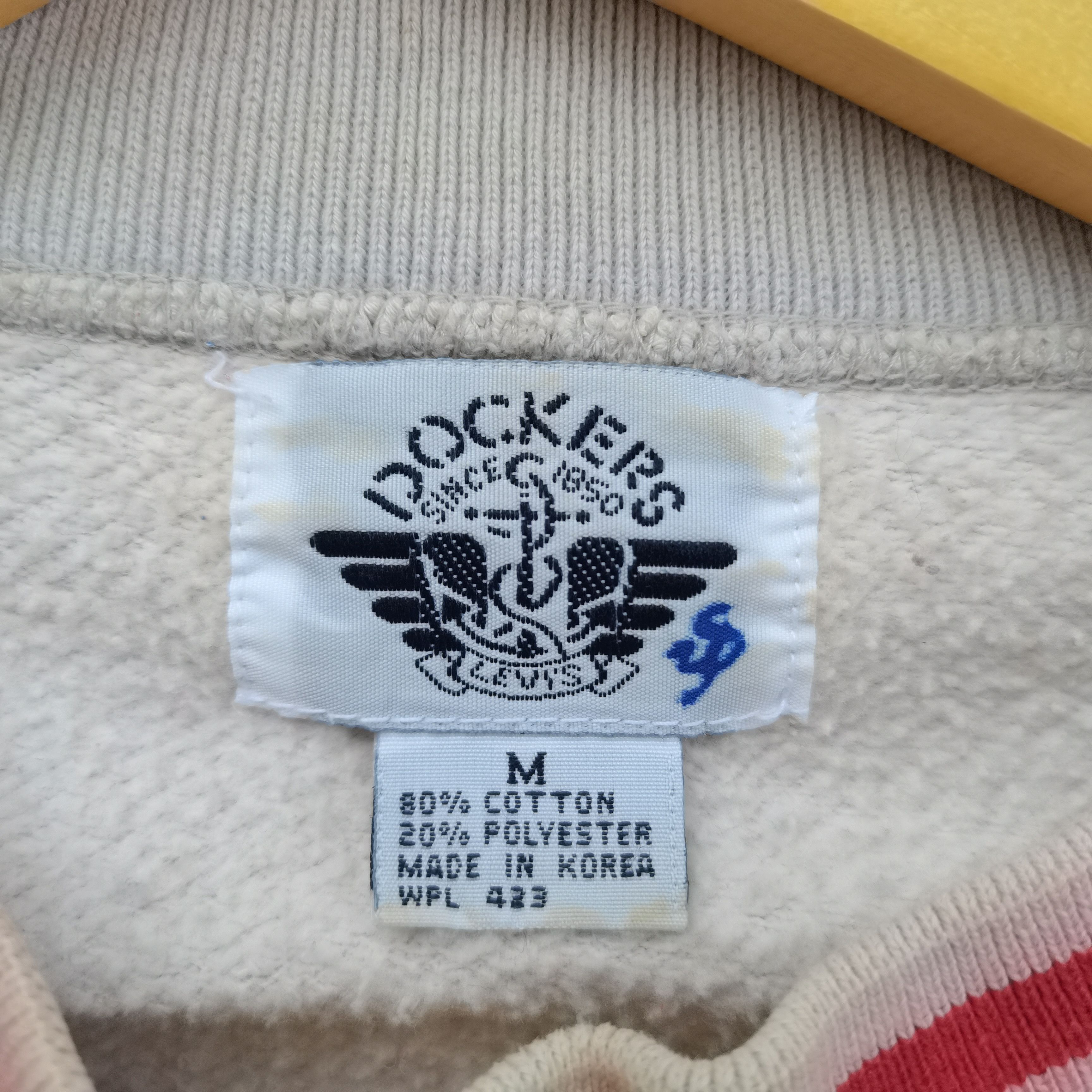 Vintage 🔥🔥🔥Crazy Vintage 1989 LEVI'S DOCKERS Sweatshirt Size US M / EU 48-50 / 2 - 14 Thumbnail