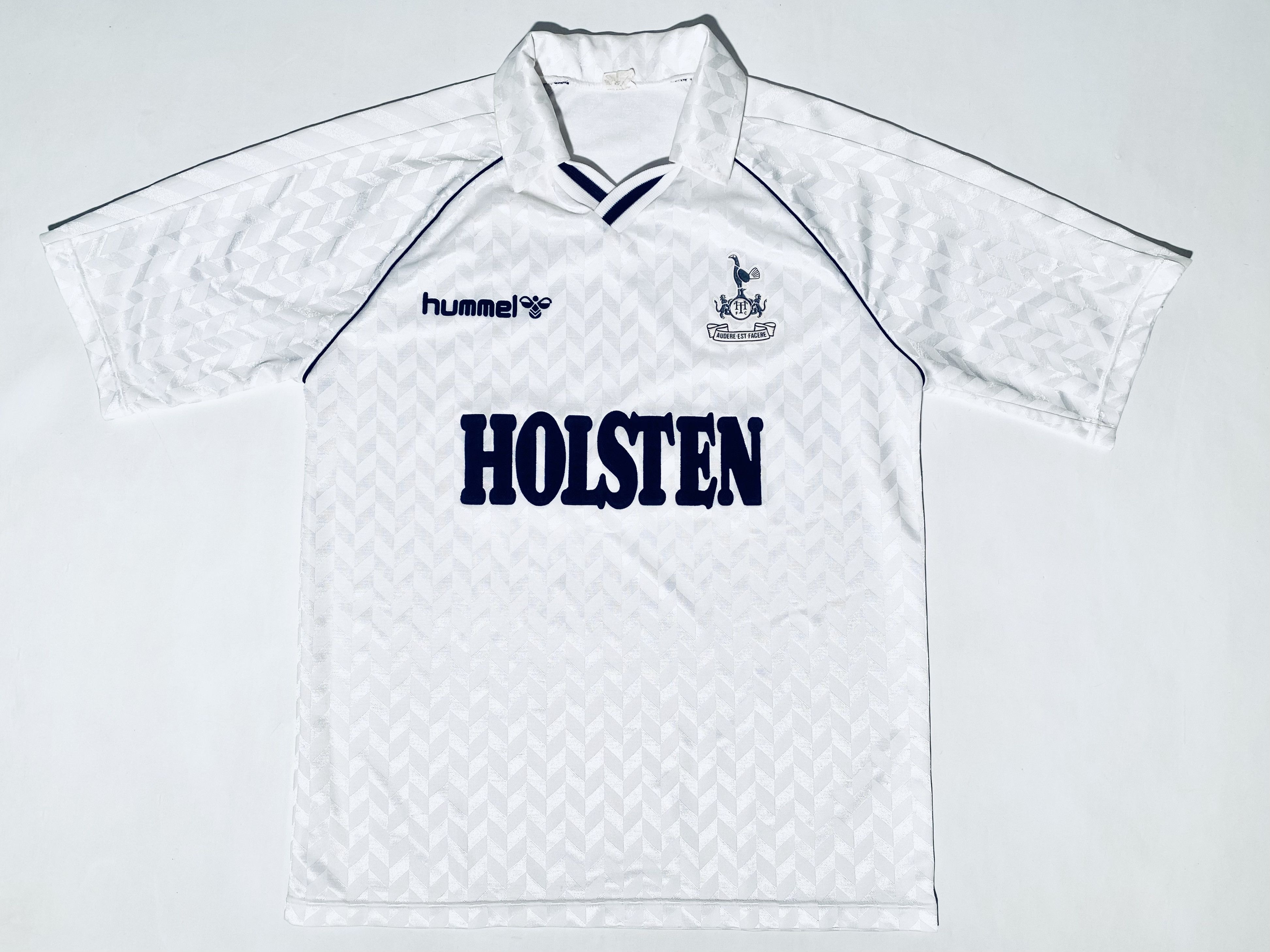 Hummel Tottenham Hotspur Home Football Shirt 1987 - 1989 Spurs Size US M / EU 48-50 / 2 - 3 Thumbnail