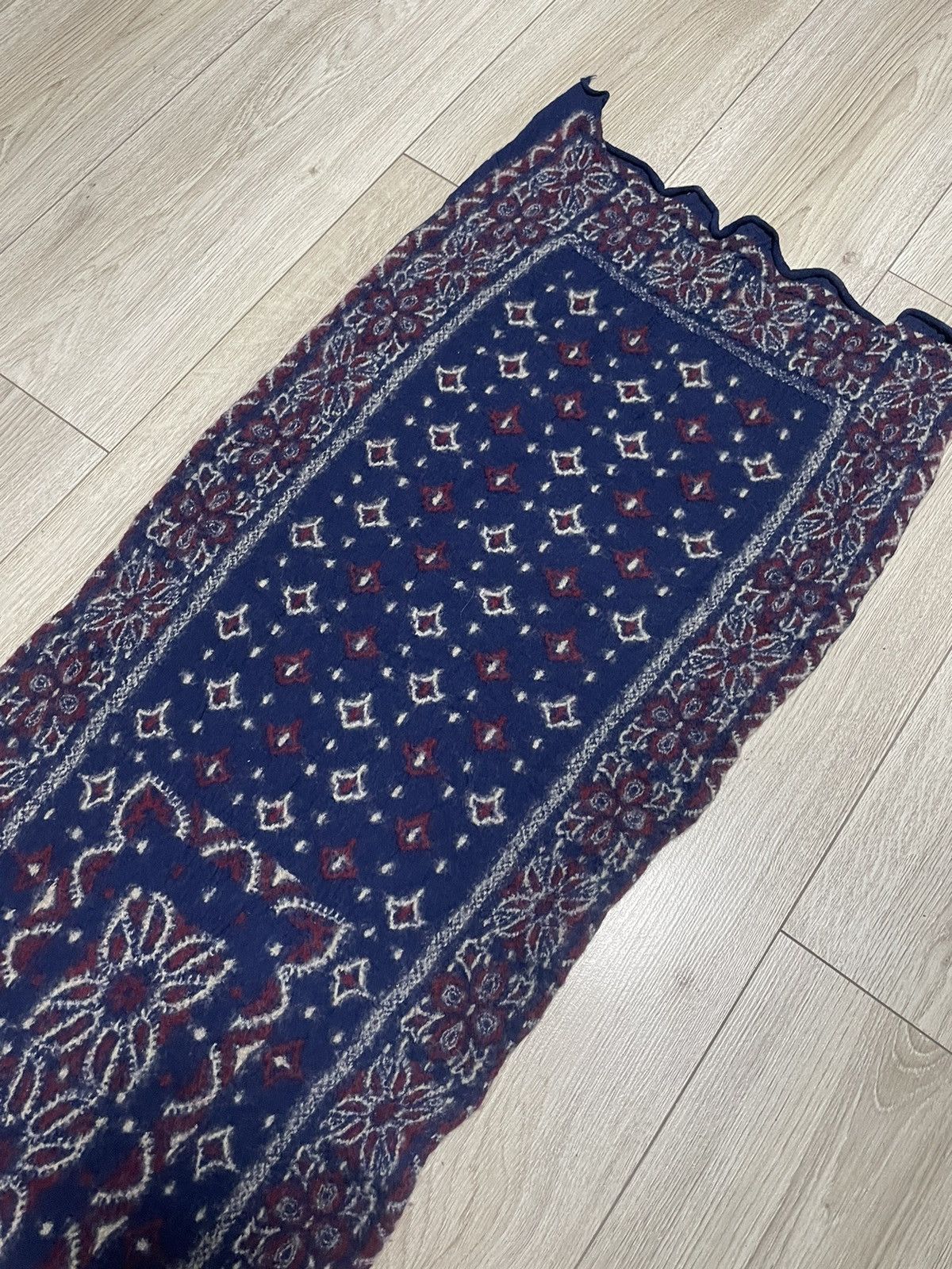 Kapital Archive Kapital Fulling Wool HAPPY Scarf Big Mama Size ONE SIZE - 8 Thumbnail