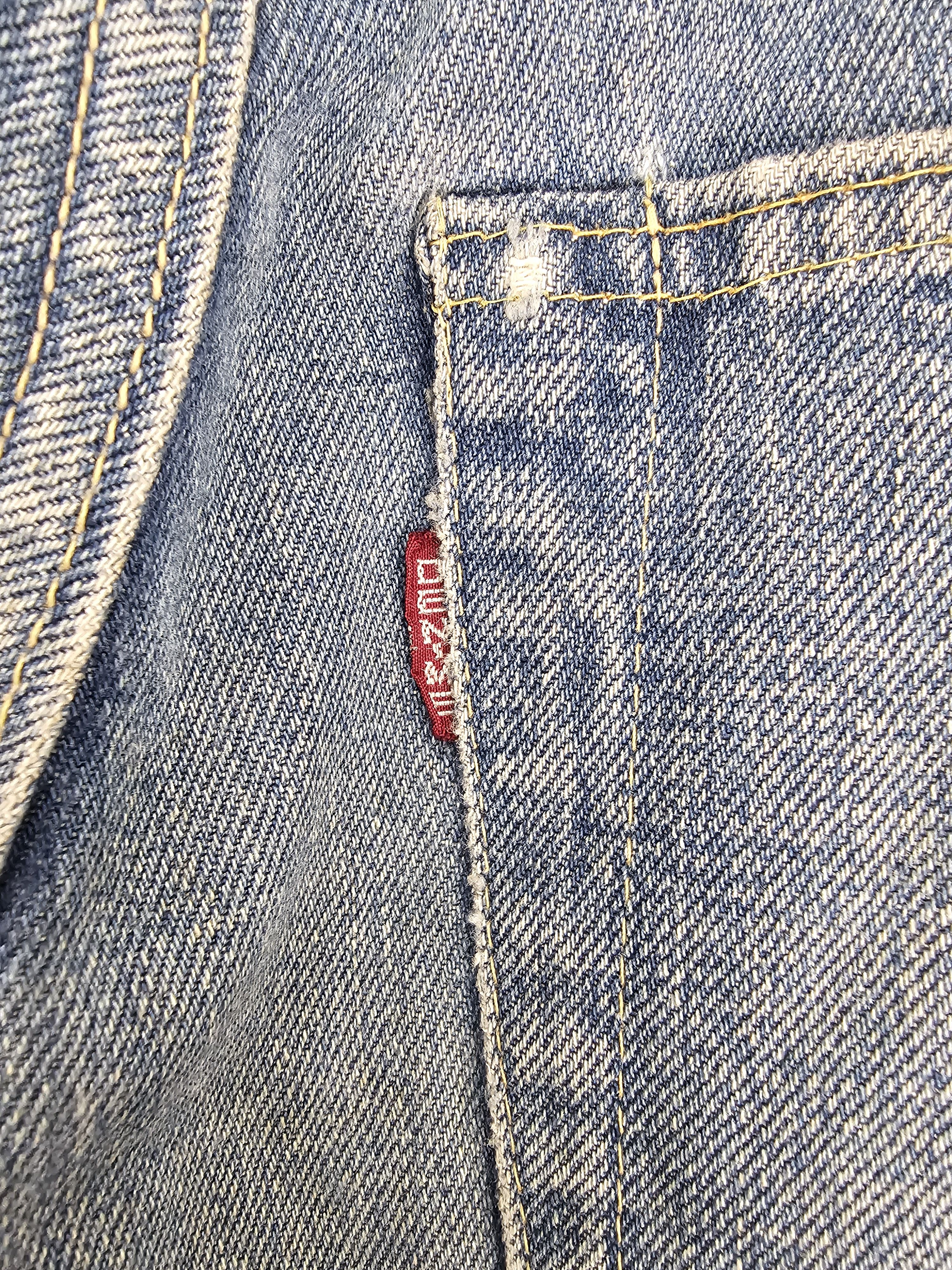 Denime DENIME CLOTHING Selvedge Redline Faded Jeans JB0283 Size 31 Size US 31 - 15 Thumbnail