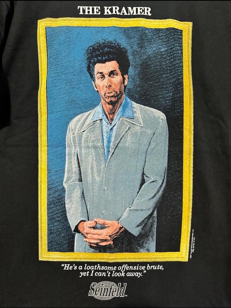 Gildan Seinfeld The Kramer Art Portrait Shirt Size US M / EU 48-50 / 2 - 2 Thumbnail