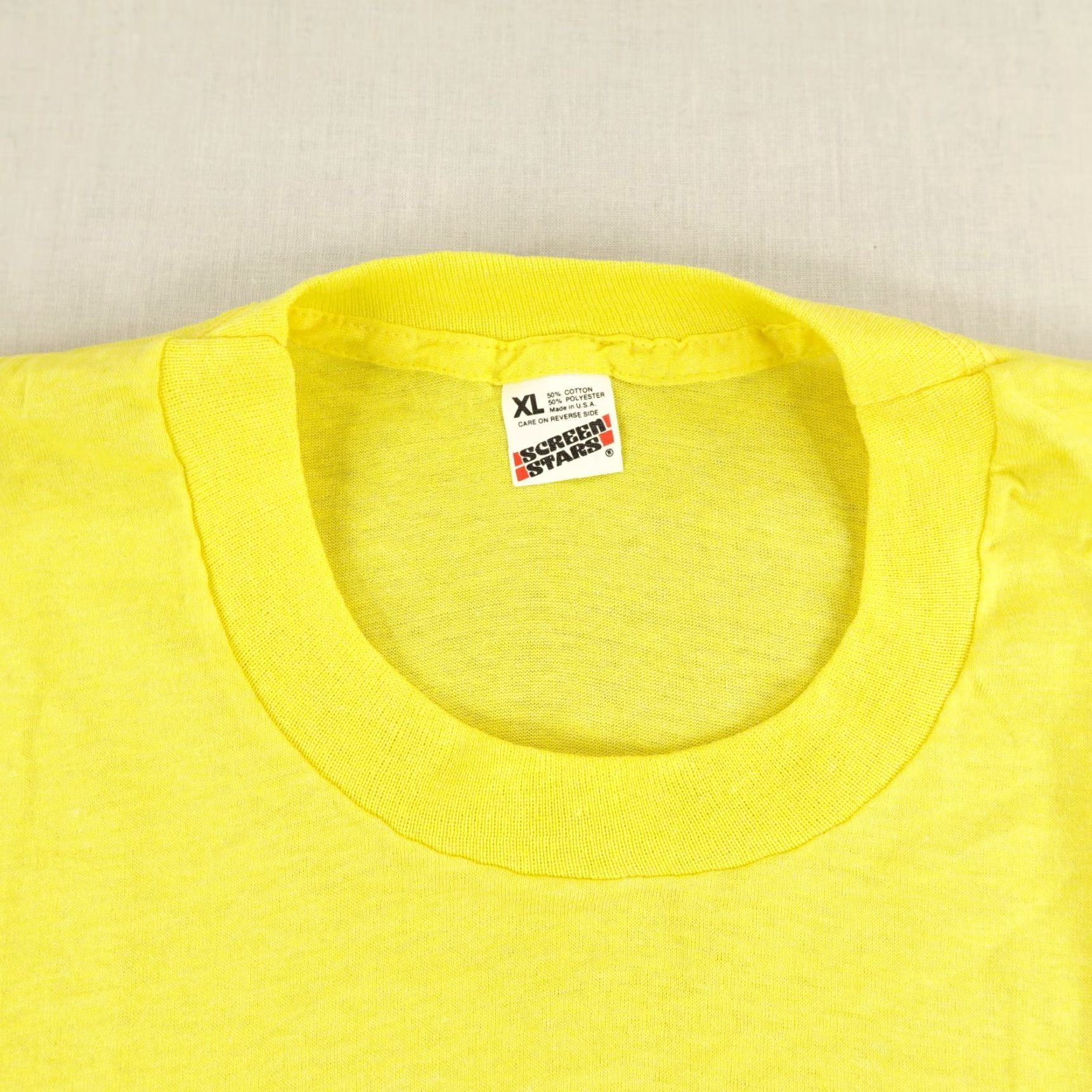 Vintage Vintage Just Say No Shirt Men XL Yellow Single Stitch Anti Drug Nancy Reagan 80s Size US XL / EU 56 / 4 - 3 Thumbnail