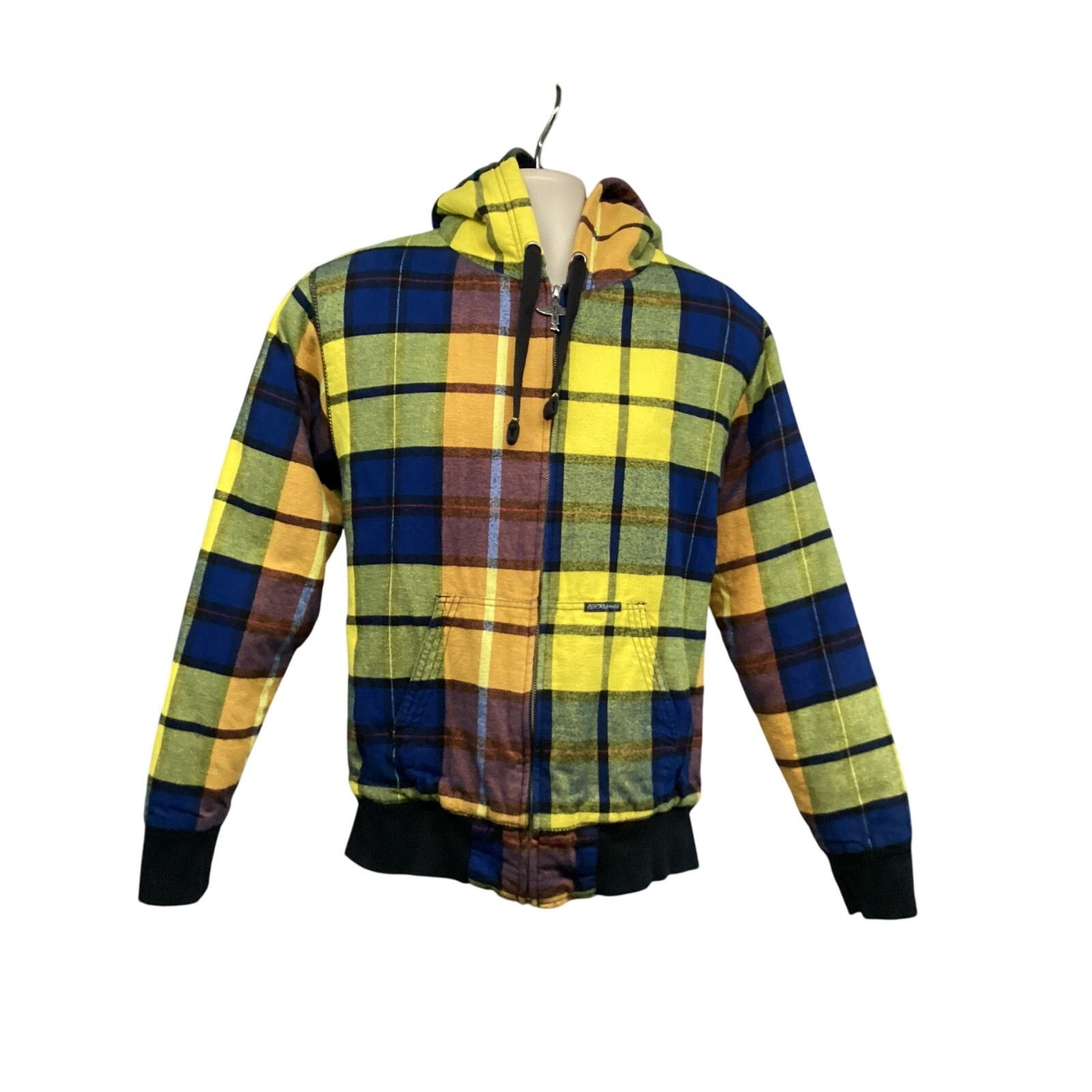 Fox Racing Fox Racing Zip Up Hoodie Jacket Medium Plaid Sherpa Lined Size US M / EU 48-50 / 2 - 2 Thumbnail