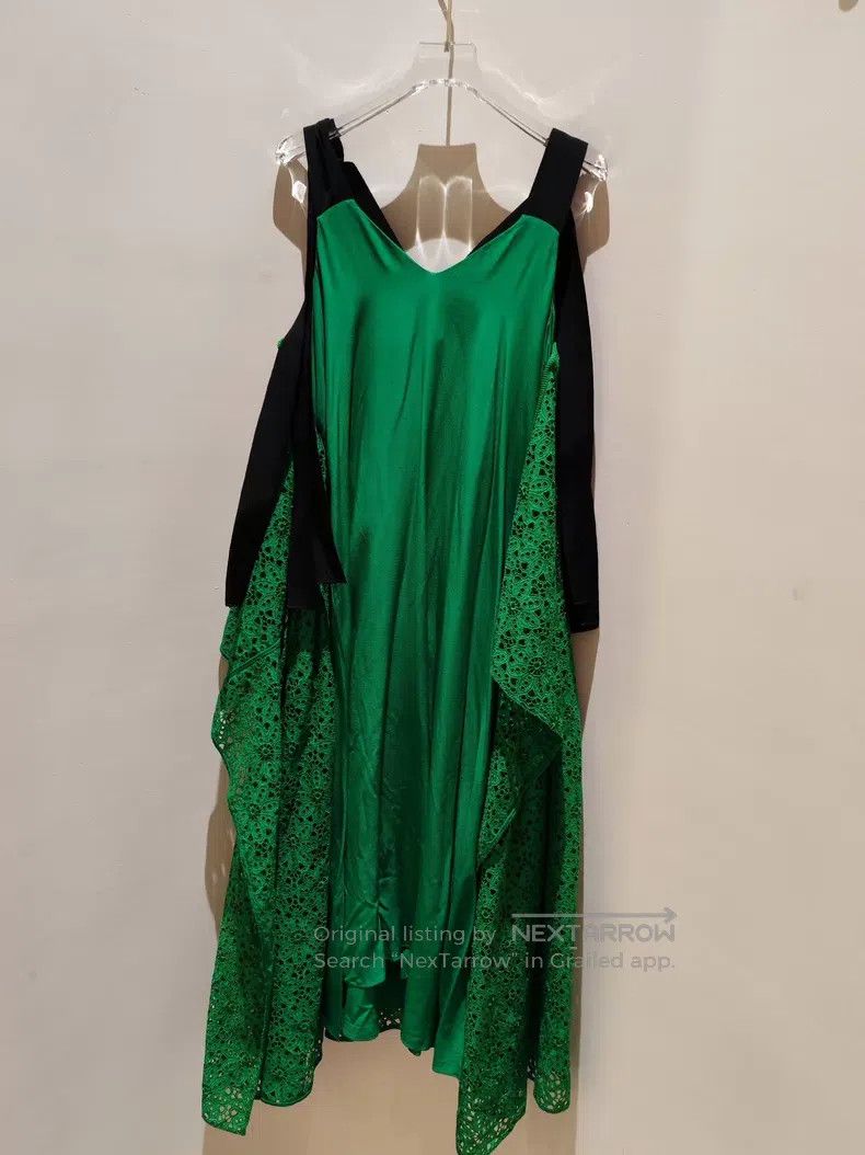 Fendi Fendi Green lace suspender dress Size XS / US 0-2 / IT 36-38 - 6 Thumbnail