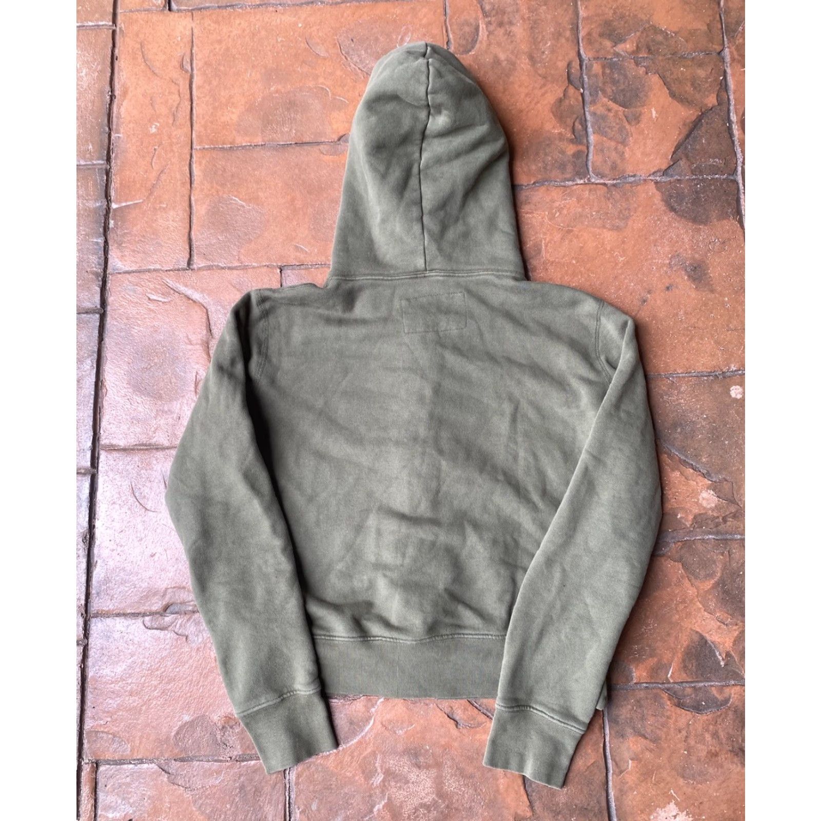 Nili Lotan VINTAGE? Nili Lotan Callie Hoodie Sweatshirt Women’s Small Full Zip Green Distressed Size S / US 4 / IT 40 - 3 Thumbnail