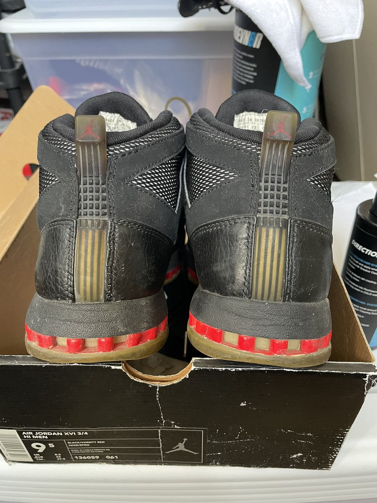 Jordan 16 XVI 2001 OG 136059-061 SIZE 9.5