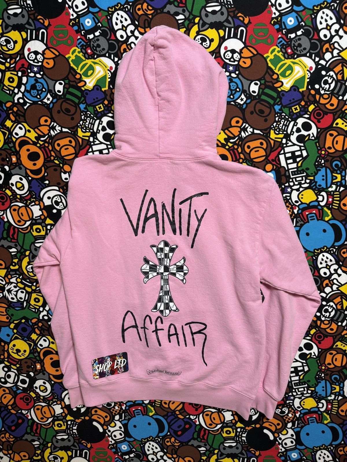 Chrome Hearts Chrome Hearts Pink Vanity Fair Pullover Hoodie Size US M / EU 48-50 / 2 - 1 Thumbnail
