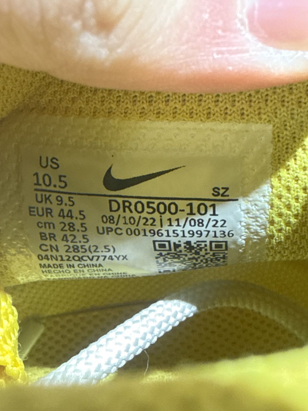 Nike × Off-White Nike air force 1 mid sp off white varsity maize Size US 10.5 / EU 43-44 - 6 Thumbnail