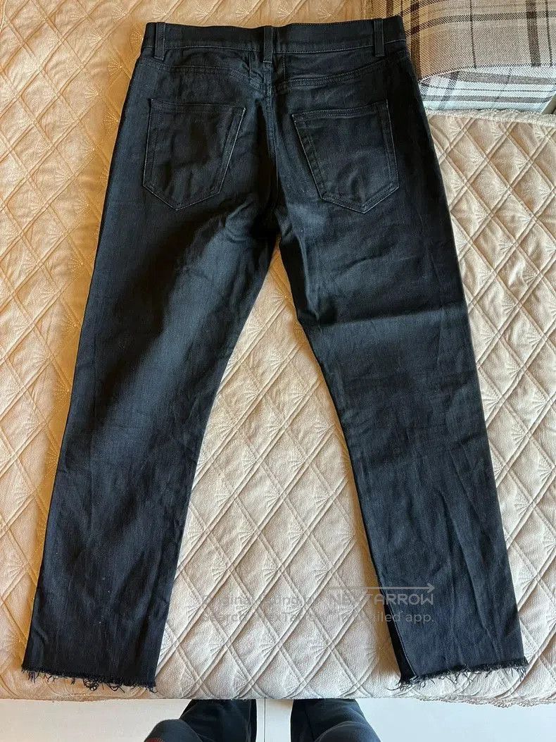 Saint Laurent Paris SAINT LAURENT Black Cotton Denim Jeans. Size US 31 - 3 Thumbnail