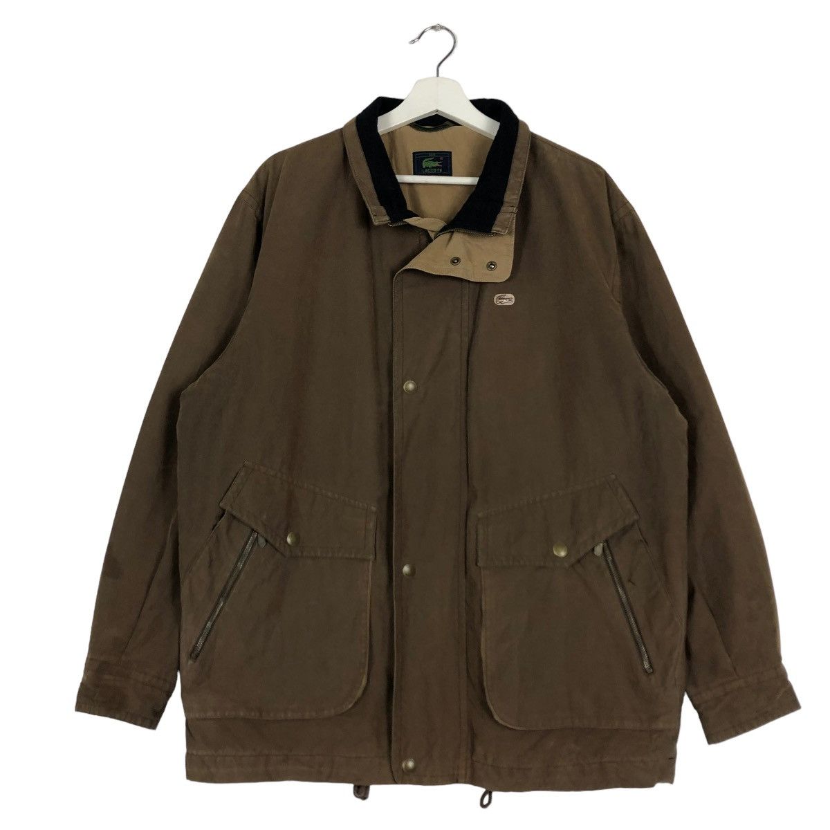 Japanese Brand 🔥 LACOSTE SAFARI LONG JACKET Size US L / EU 52-54 / 3 - 1 Thumbnail