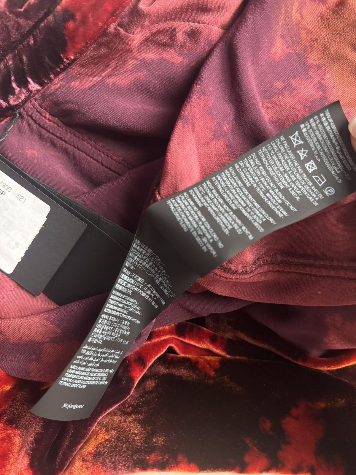 Saint Laurent Paris Saint Laurent Tie Dye Western Shirt Size US L / EU 52-54 / 3 - 5 Thumbnail