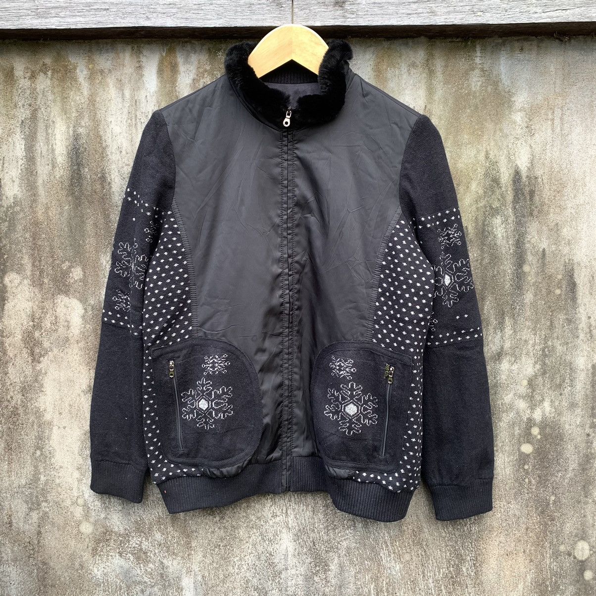 Japanese Brand JAPANESE FUR KNIT JACKET IFSIXWASNINE LGB Size M / US 6-8 / IT 42-44 - 1 Thumbnail