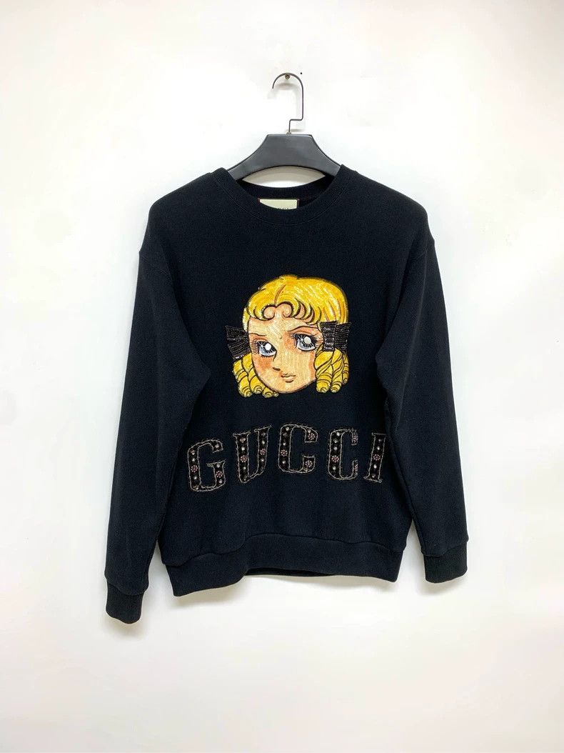 Gucci Gucci Flower Fairy Sequin Sweatshirt Size M- DMC Size US M / EU 48-50 / 2 - 1 Thumbnail