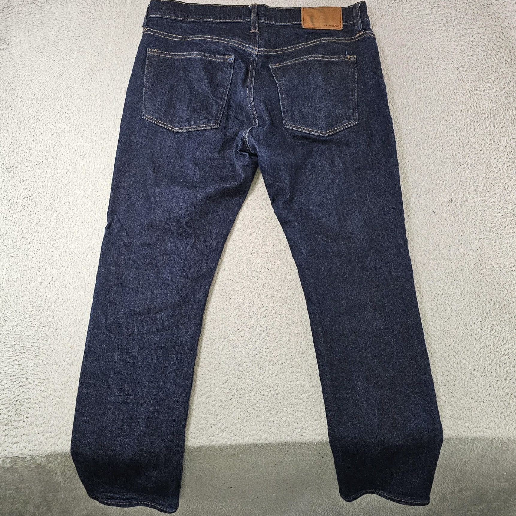 J.Crew J.CREW Jeans Mens 31x30 Dark Wash Stretch Straight Denim Size US 31 - 6 Thumbnail