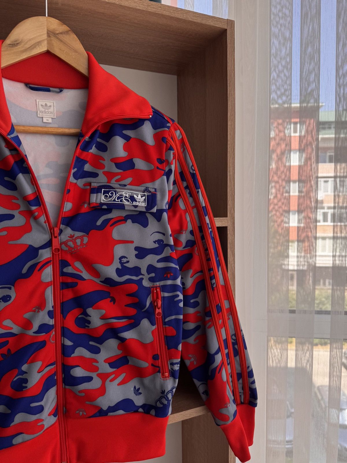 Vintage Vintage Adidas Limited Missy Elliott Camo SS04 TrackJacket Size S / US 4 / IT 40 - 2 Thumbnail