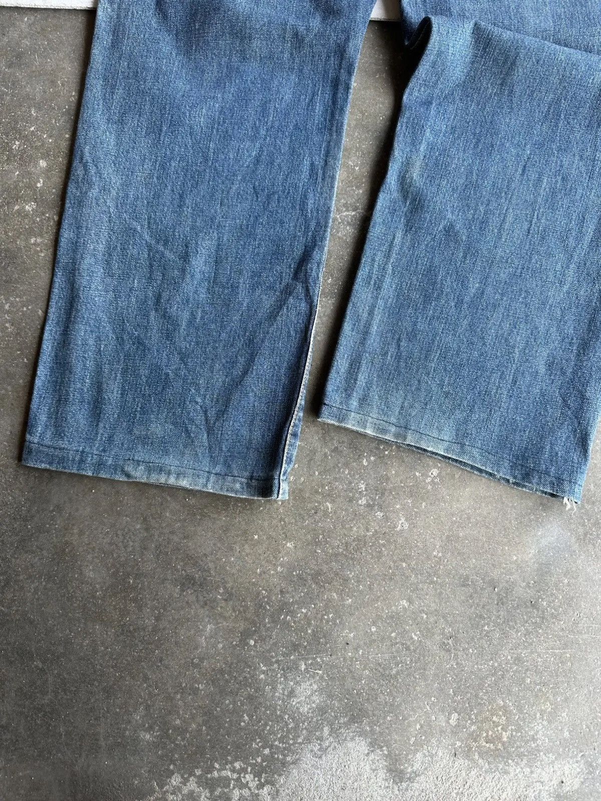 Self Edge 90’s REDLINE Vintage EDWIN 505 Jeans Leather Pai Denim Pants Size US 30 / EU 46 - 16 Thumbnail