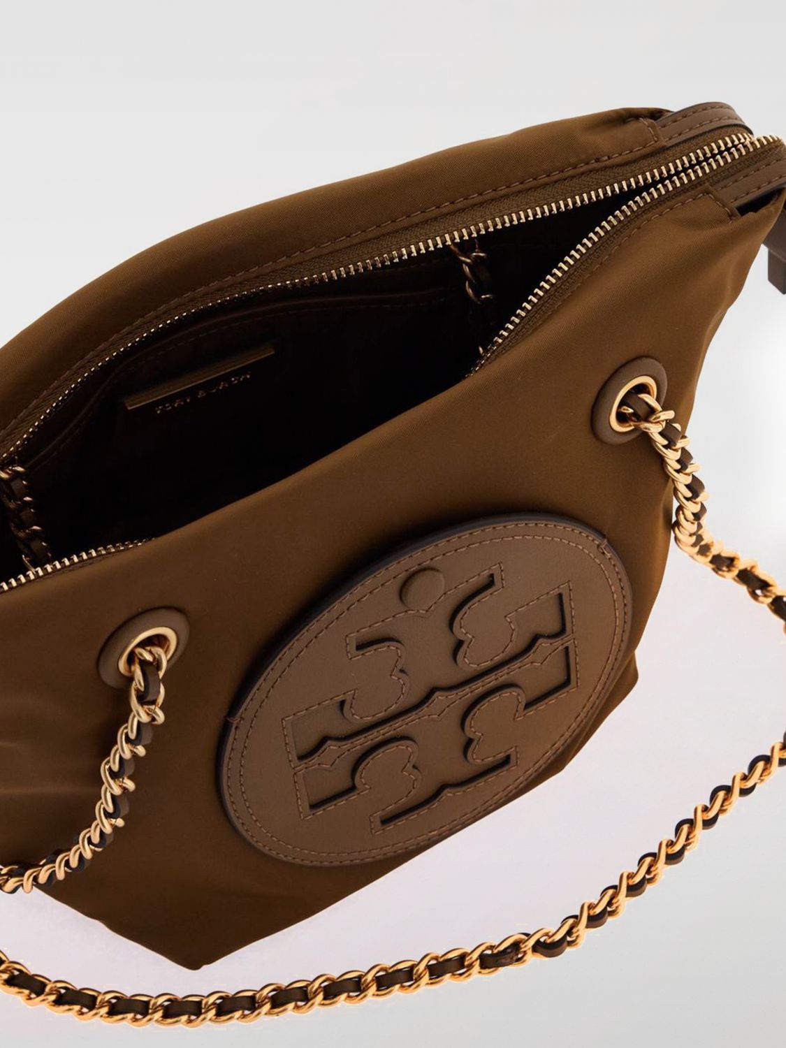 Tory Burch o1s22i1n1024 Size: OS / Small Ella Shoulder Bag in Khaki Size ONE SIZE - 3 Thumbnail
