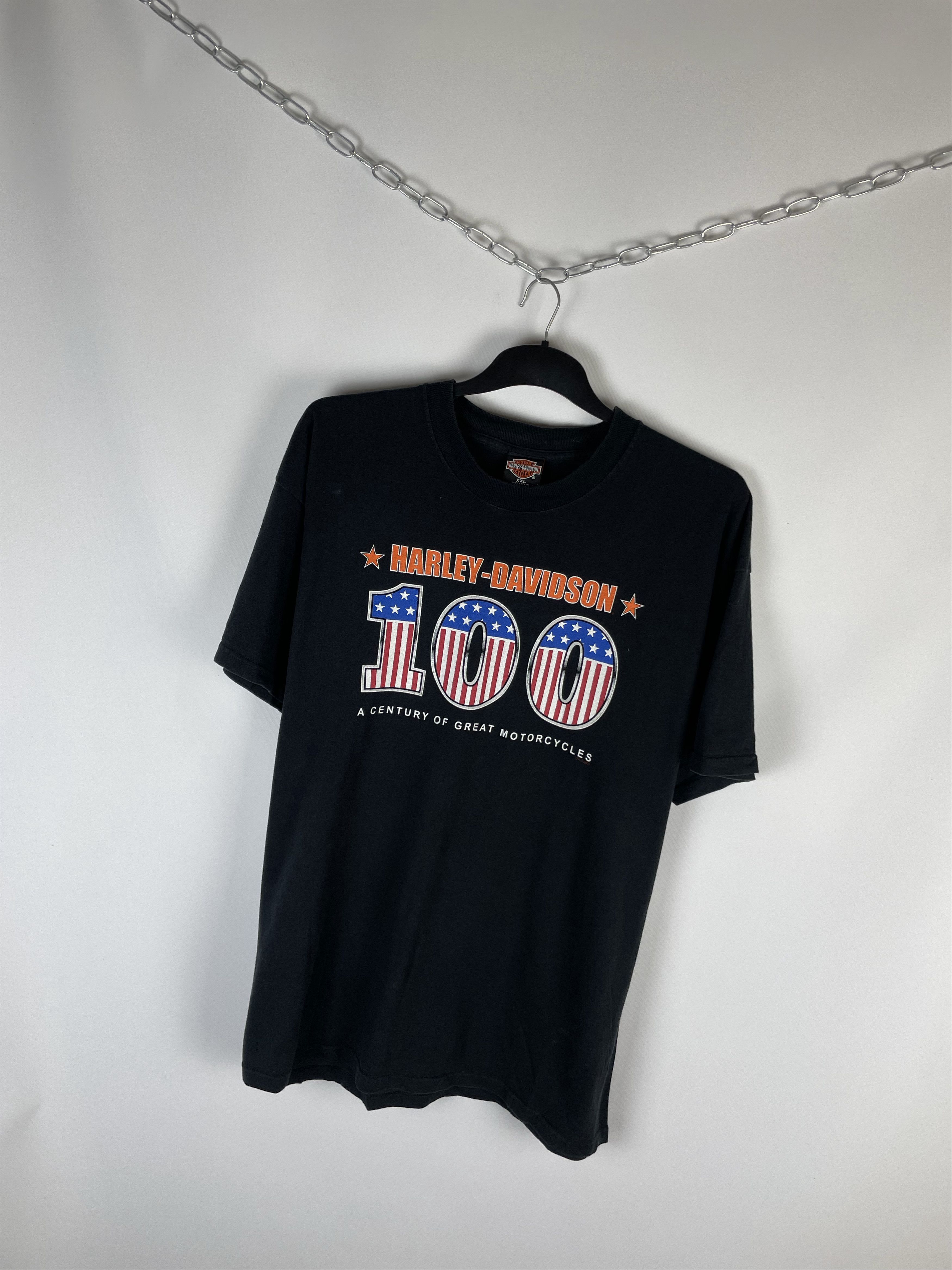Harley Davidson × Vintage Vintage HARLEY DAVIDSON Tee Graphic T-Shirt Size US XL / EU 56 / 4 - 2 Thumbnail
