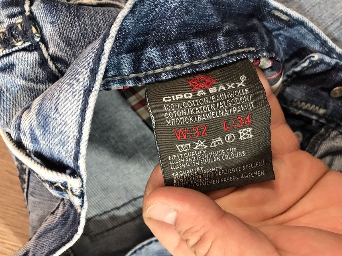 Japanese Brand × Vintage Vintage Cipo&Baxx Rap Style Jeans Y2k Size US 32 / EU 48 - 7 Thumbnail