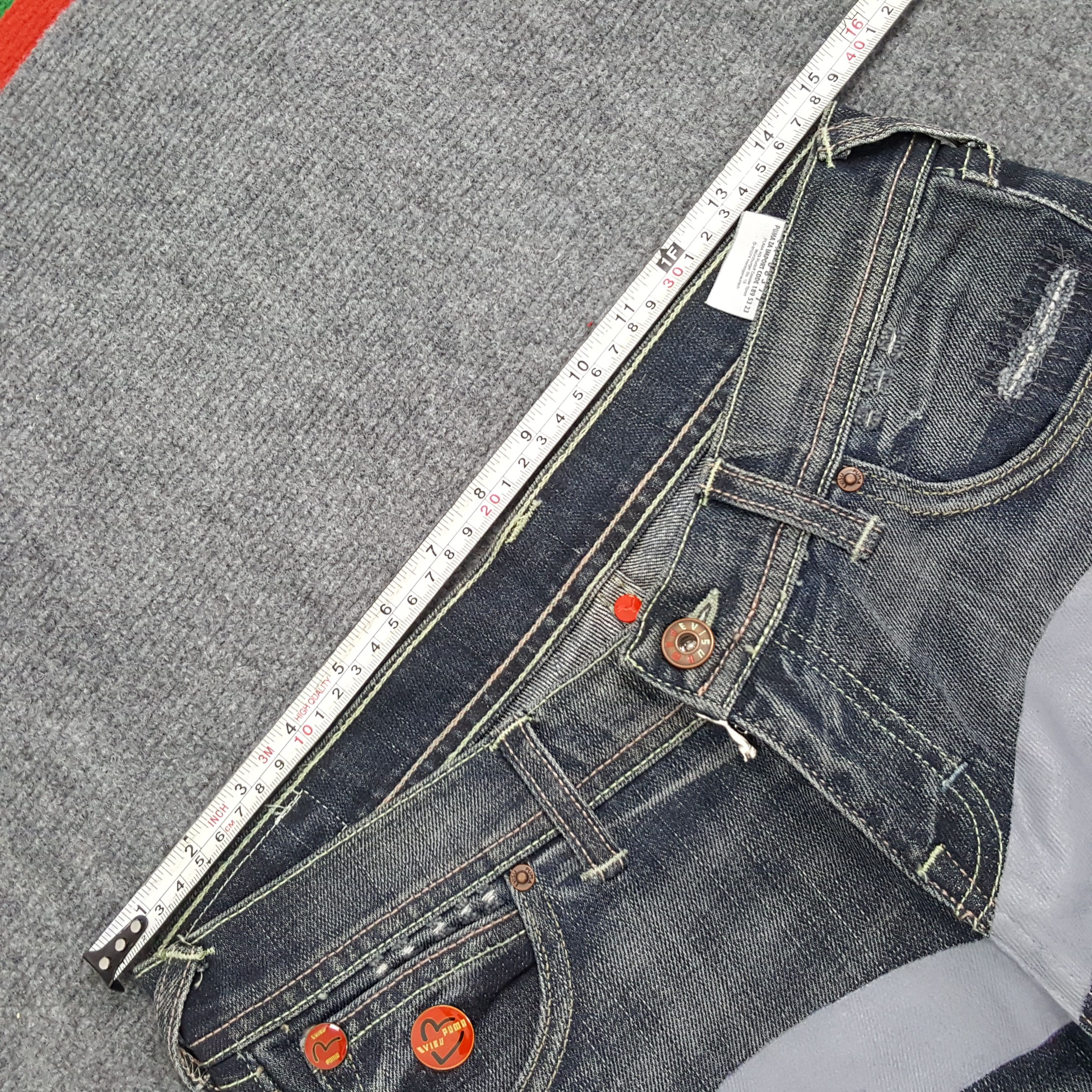 Evisu Evisu X Puma Japanese Brand Daicock Custom Jeans Size 30" / US 8 / IT 44 - 7 Thumbnail