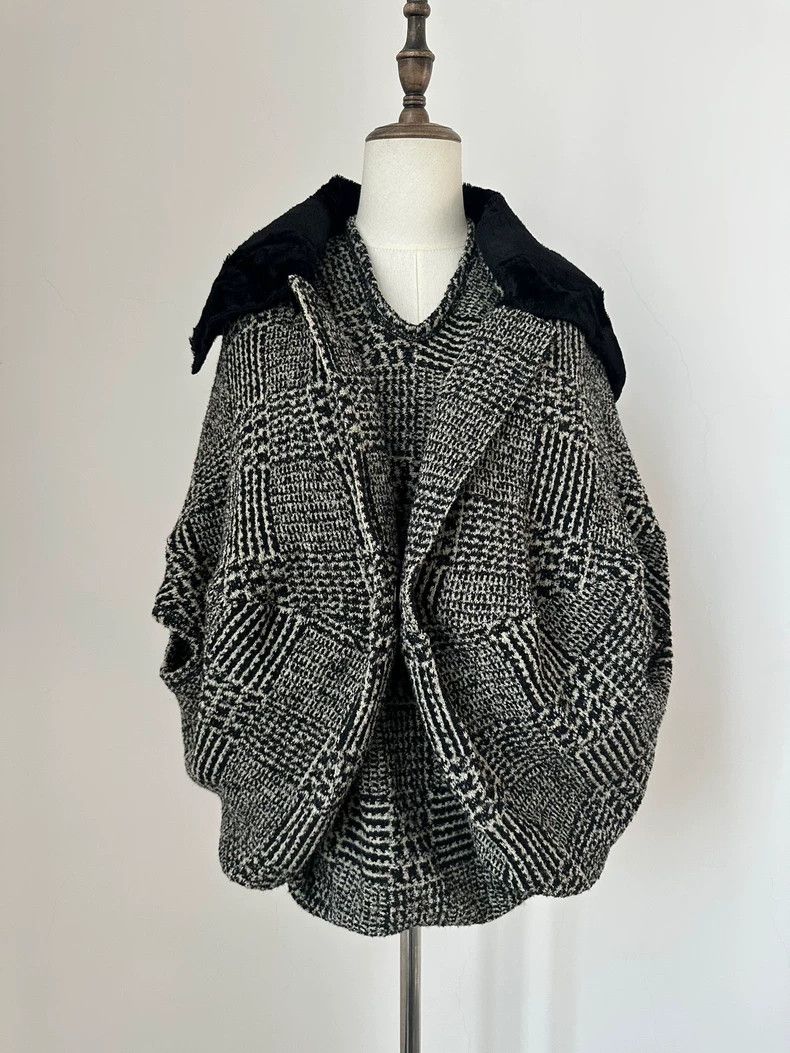 Junya Watanabe 2008 Runway Double-Layer Cape Top