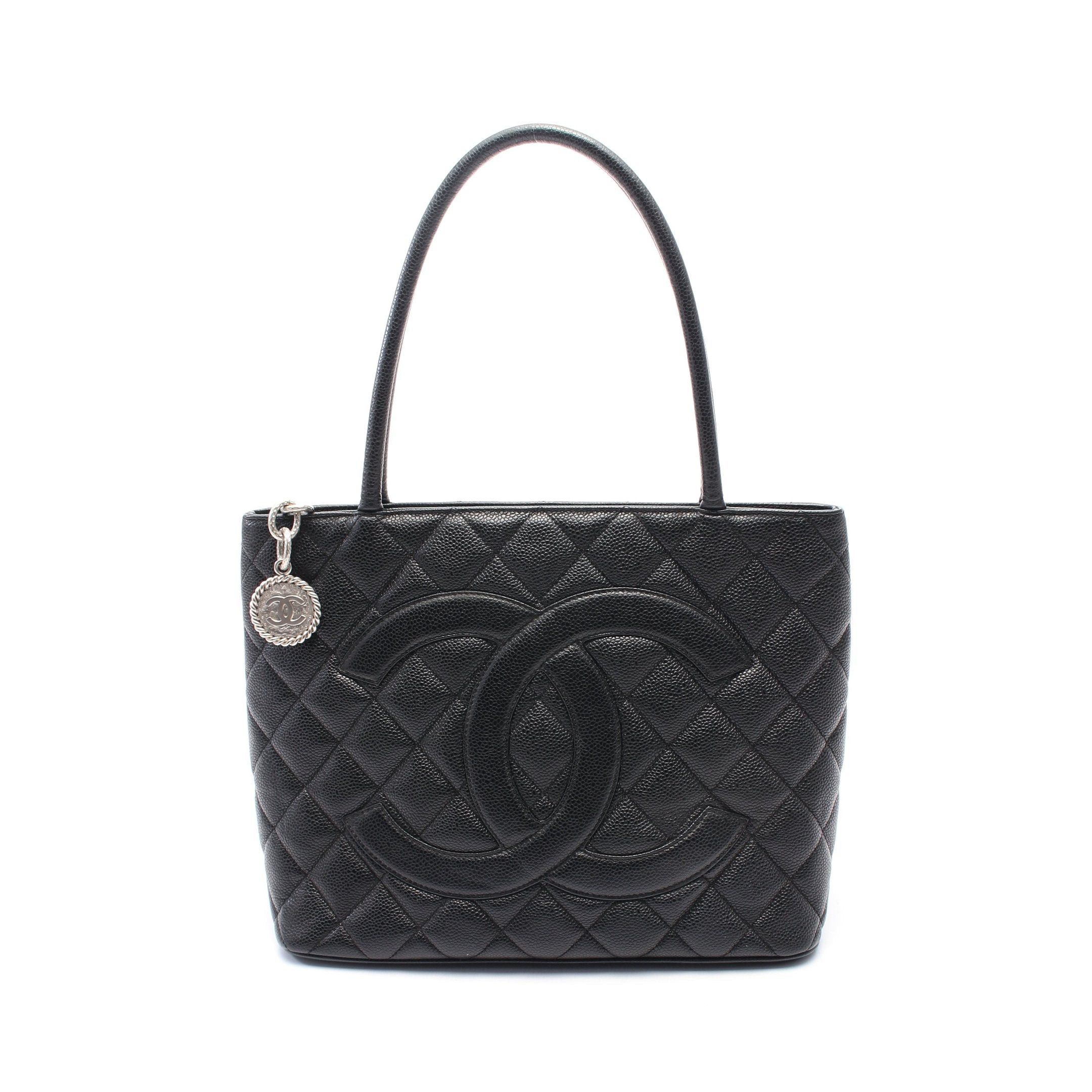 Chanel Chanel Reissue Tote Handbag Bag Caviar Skin Black Silver Hardware Size ONE SIZE - 1 Thumbnail
