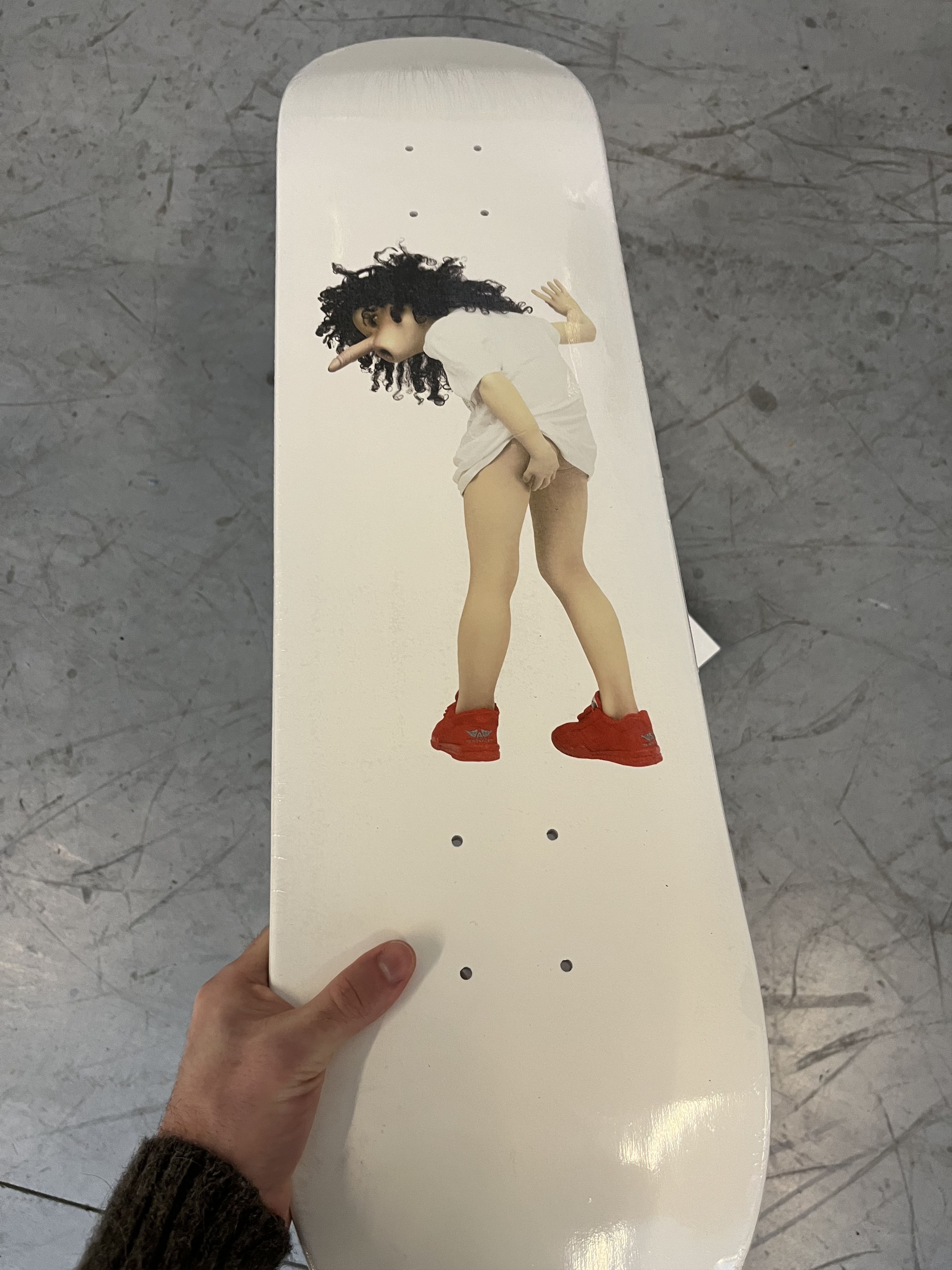 image of Chapman Brothers For Supreme, 1 Deck "fuckface Athena" in Black, Men's