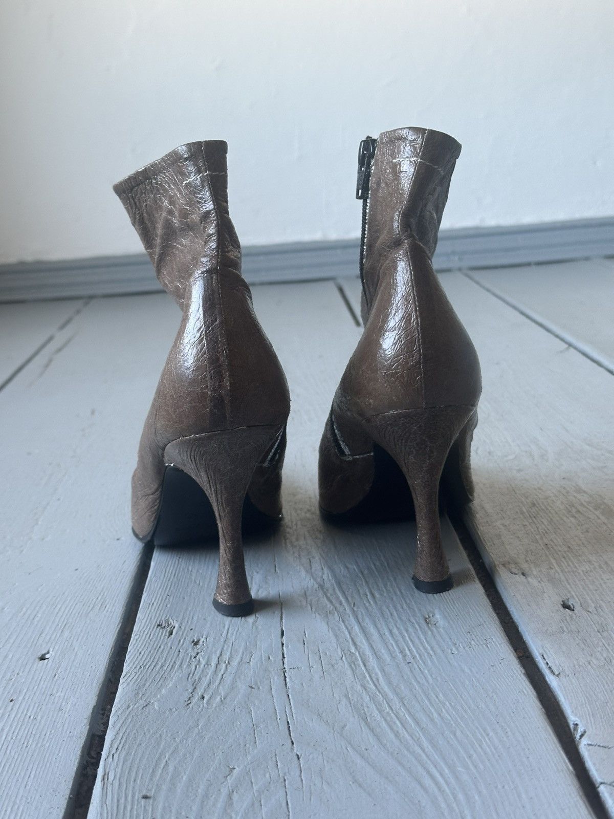 Margiella MM6 ankle boot heels