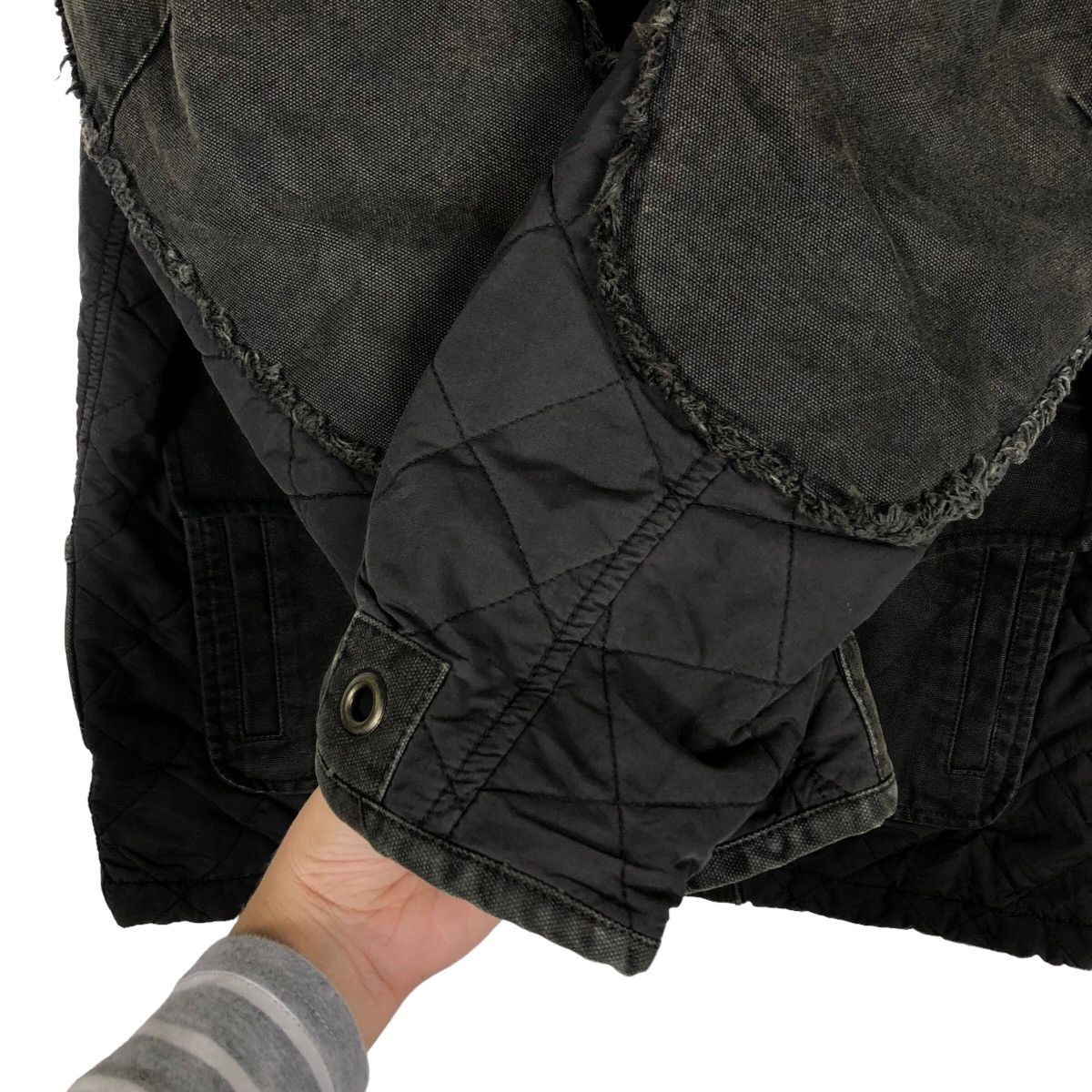 Japanese Brand × Seditionaries 🔥Distressed Patch Work Chore Jacket Closed Issey Miyake Size US L / EU 52-54 / 3 - 12 Thumbnail