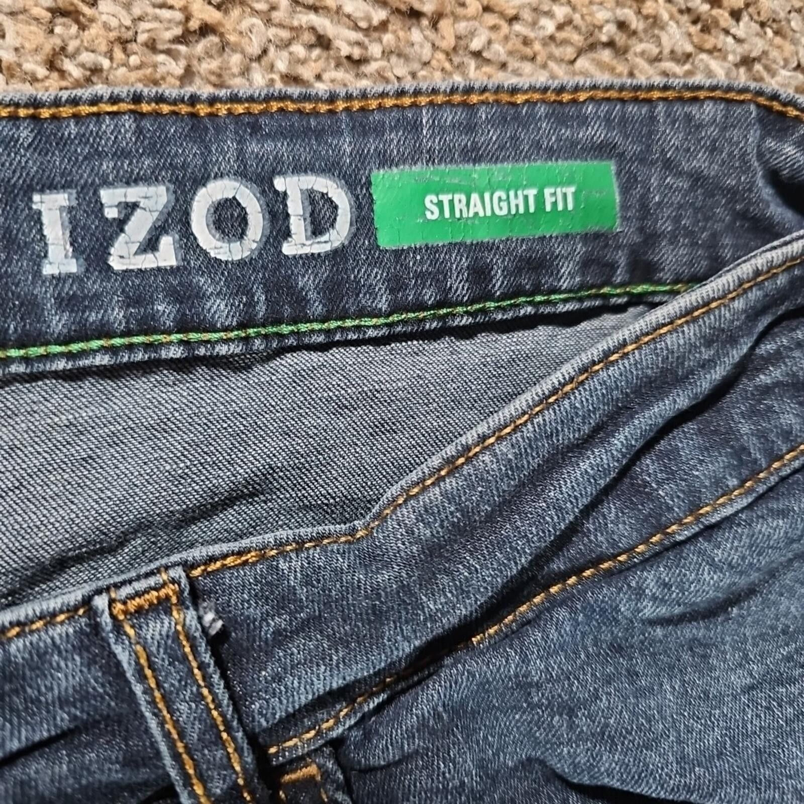 Izod IZOD Straight Fit Blue Jeans 40x32 Size US 40 / EU 56 - 2 Thumbnail