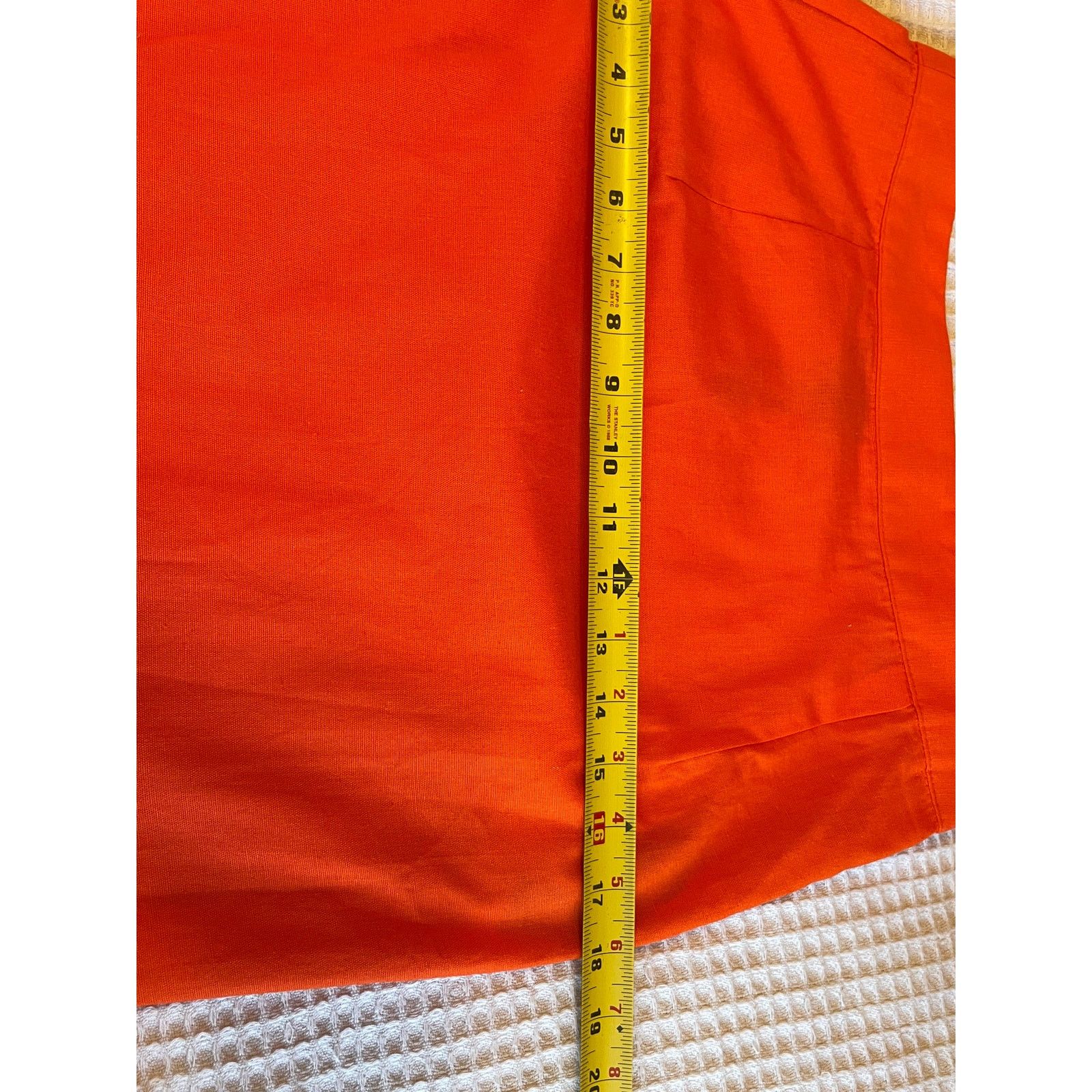 PrettyLittleThing PrettyLittleThings Orange Fitted High Waisted Back Slit 8 Size 30" / US 8 / IT 44 - 10 Thumbnail