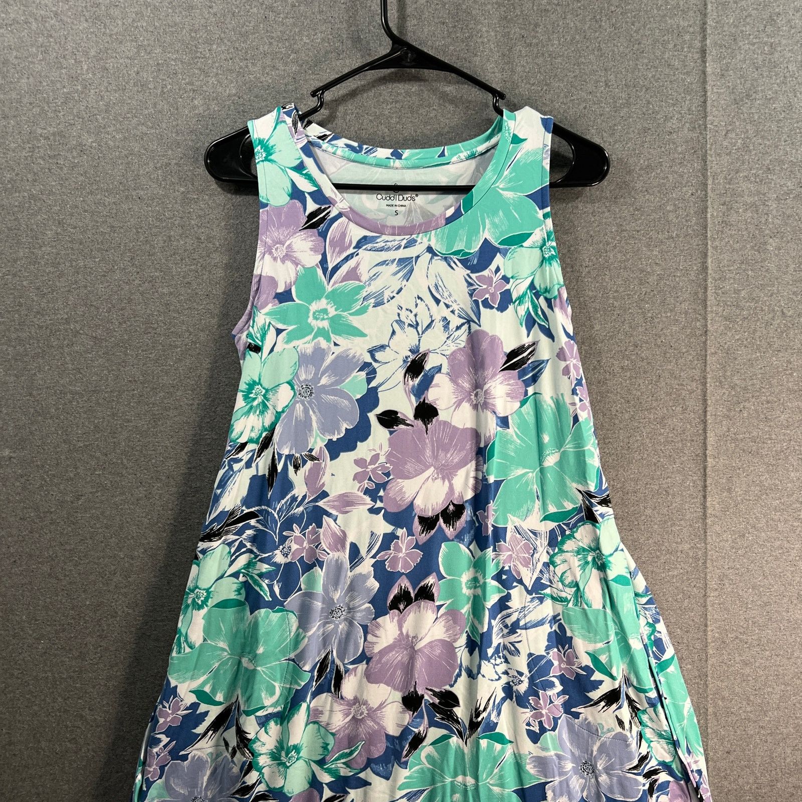 Other Cuddl Duds Flexwean Scoop-Neck Tiered Maxi Dress Blu Size S / US 4 / IT 40 - 5 Thumbnail