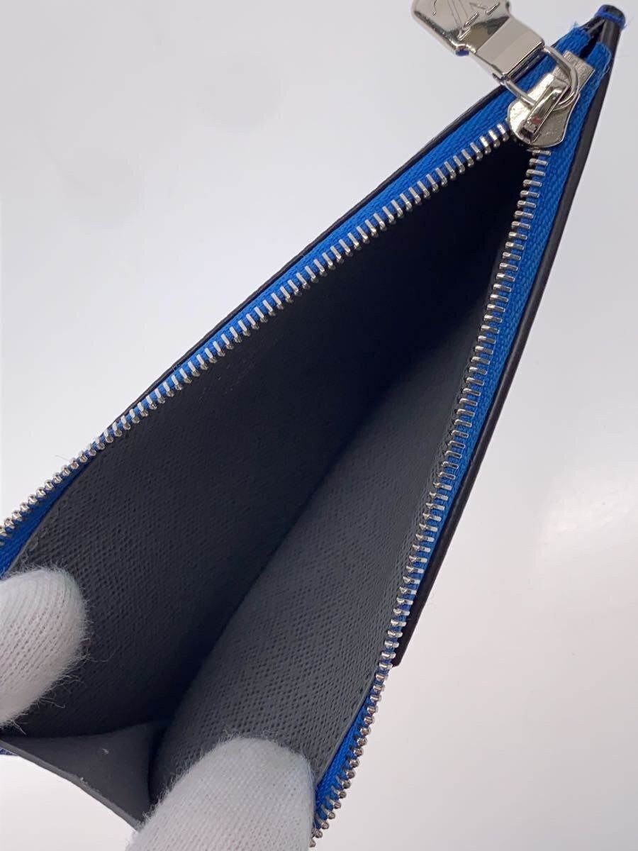 Louis Vuitton Louis Vuitton Taiga Coin And Card Holder Leather Plain Blue Size ONE SIZE - 4 Thumbnail