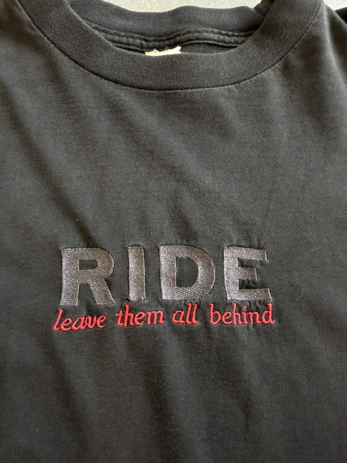 Vintage 1992 Vintage Ride Leave Them All Behind Long Sleeve Tee Size US XL / EU 56 / 4 - 3 Thumbnail