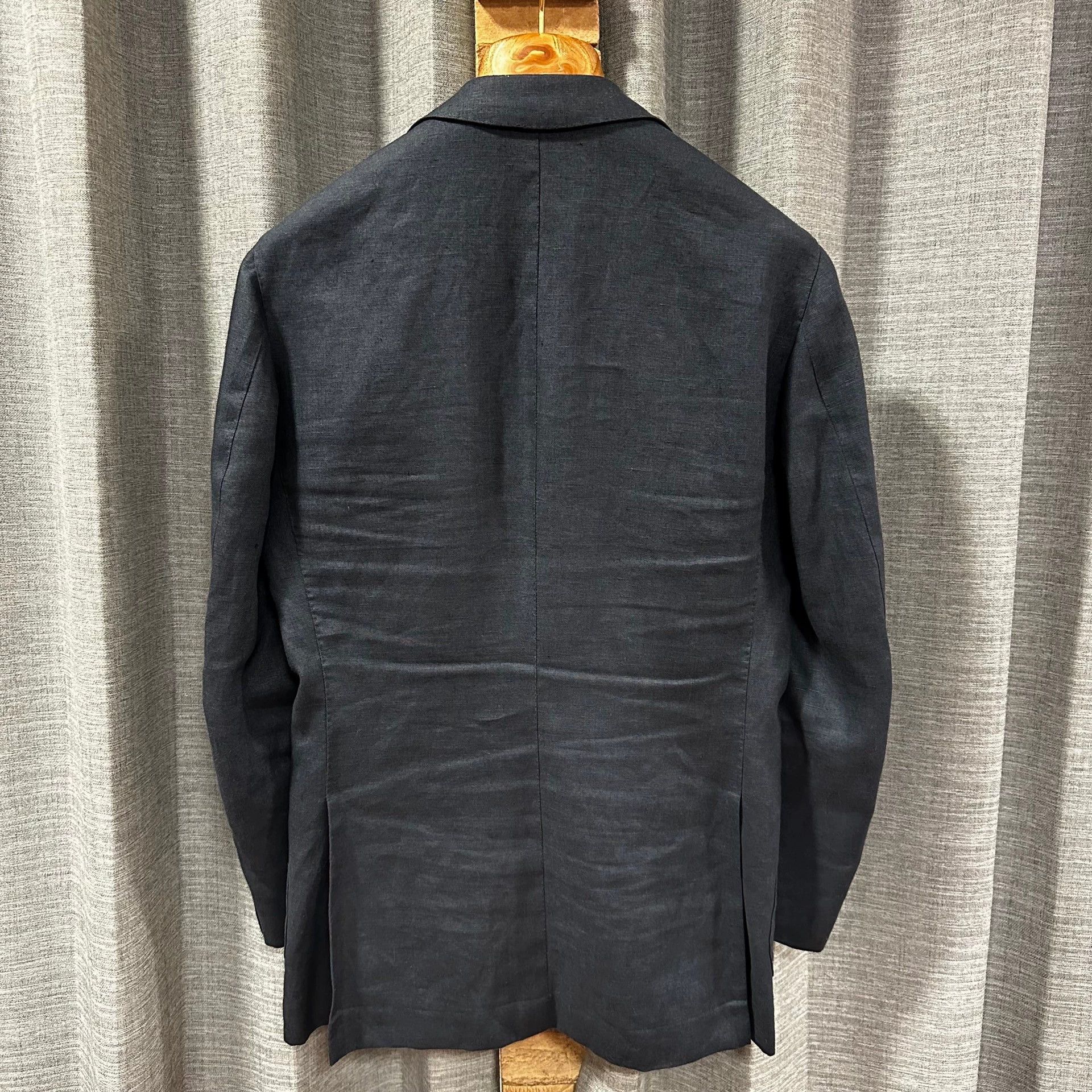 Other Alfonso Sirica Napoli Handmade Linen Suit Jacket 46 Size 46R - 2 Thumbnail