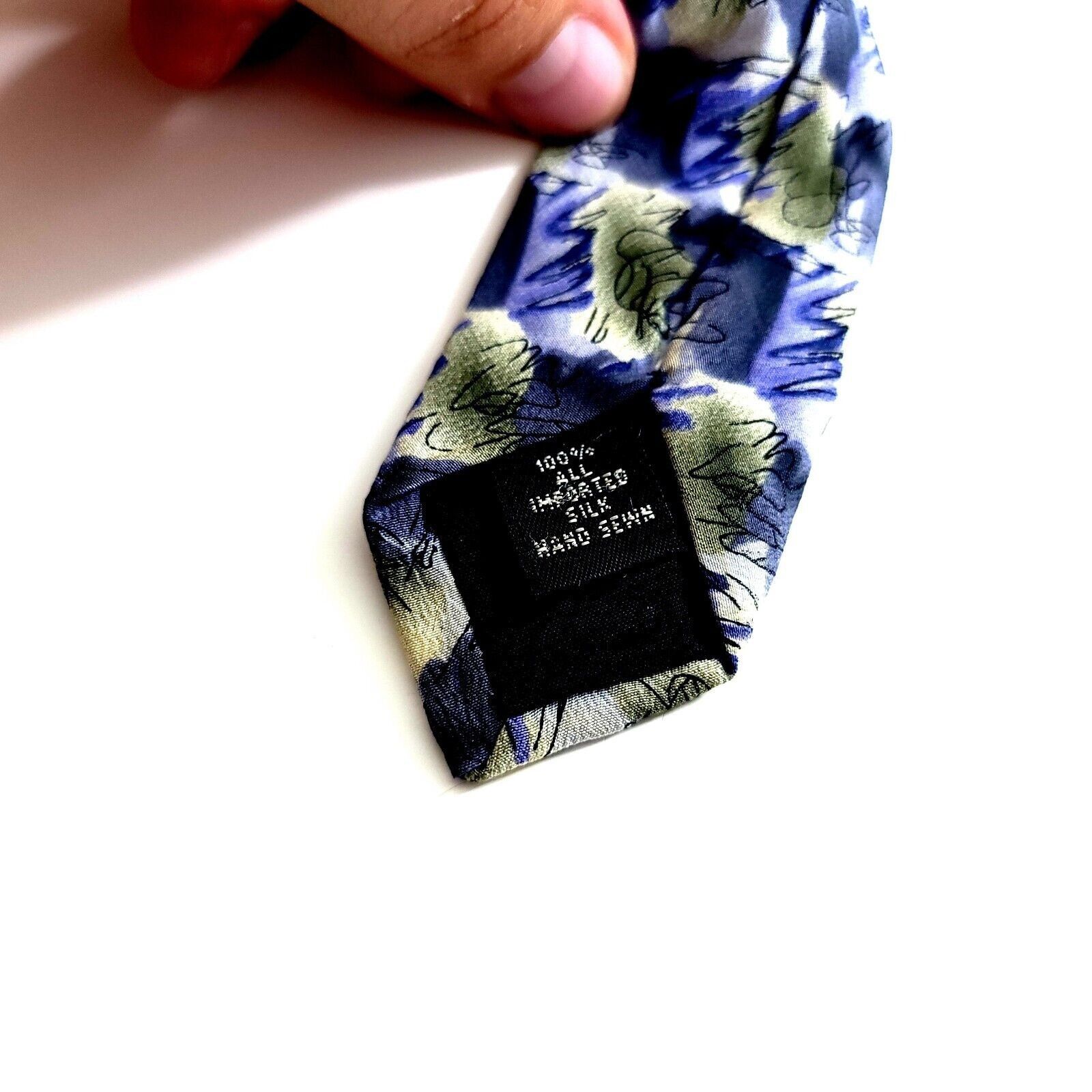 Croft & Barrow Croft & Barrow Blue Green Abstract Geometric Short Print Sil Size ONE SIZE - 4 Thumbnail