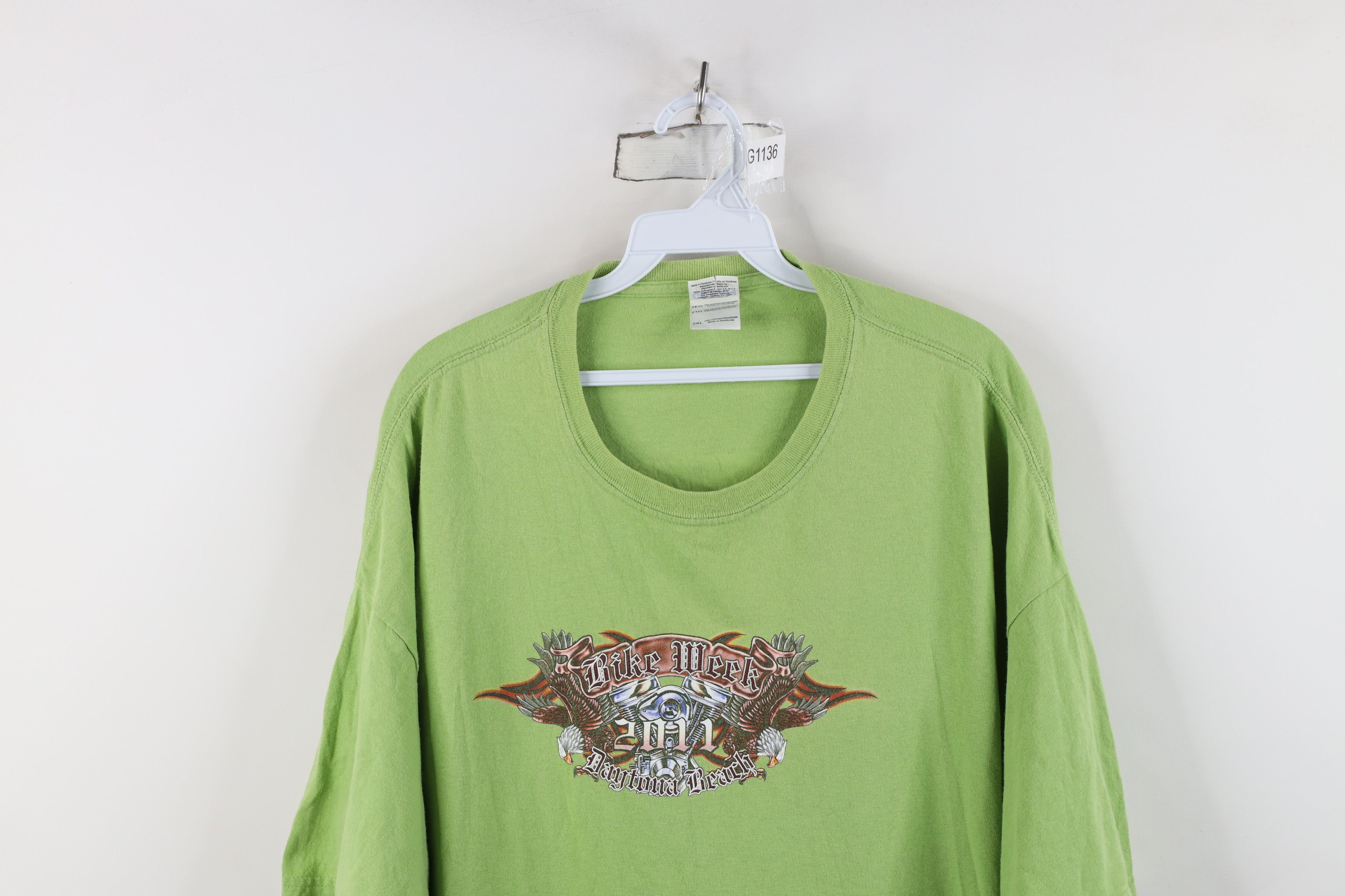 Vintage Vintage Y2K Streetwear Daytona Bike Week Motorcycle T-Shirt Size US XXL / EU 58 / 5 - 2 Thumbnail