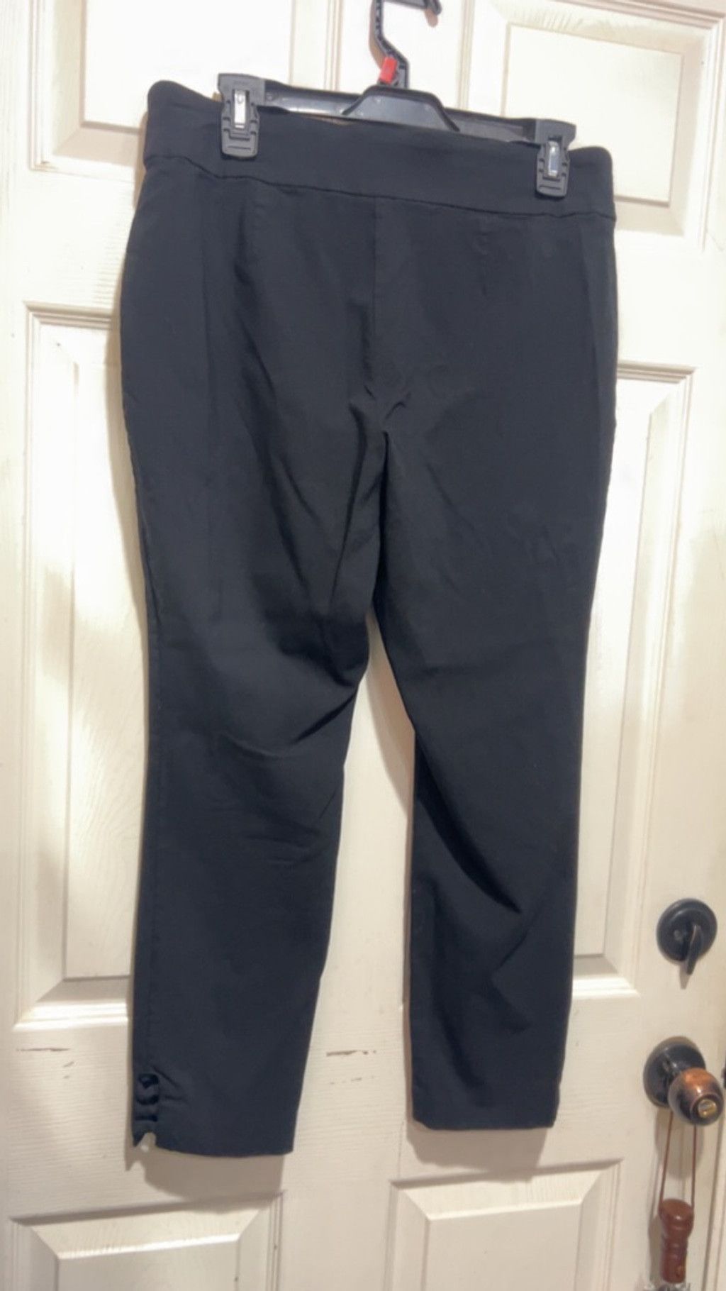 Other Women's Counterparts Black Ankle & Cropped Pants Size L Size 31" - 3 Thumbnail
