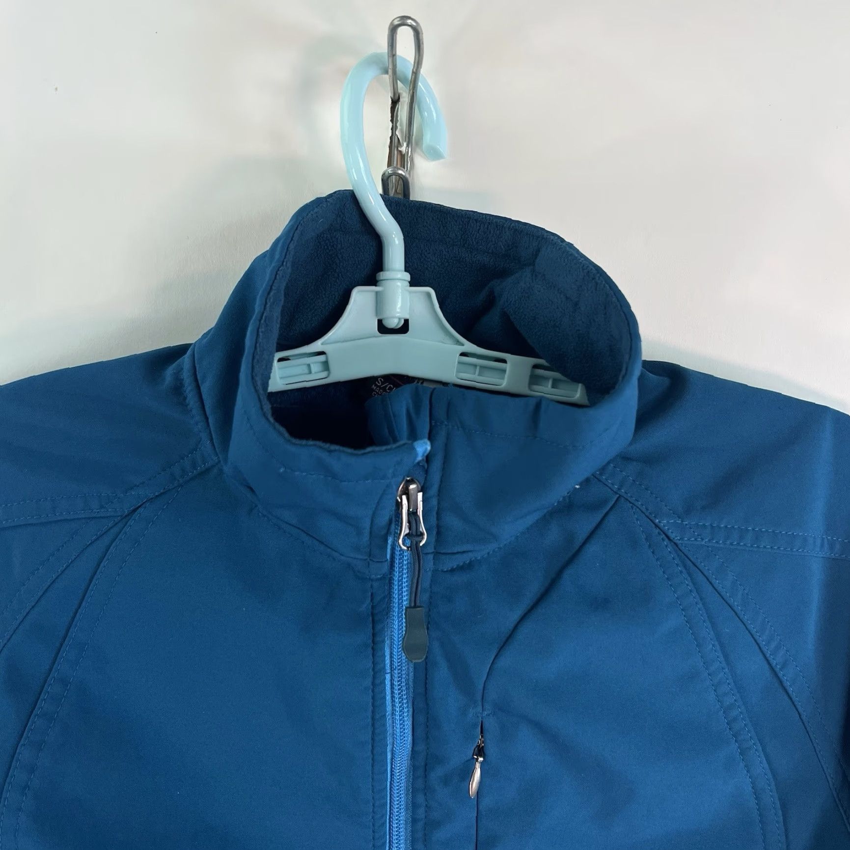 Doublet Double Diamond Waterproof Windproof Fleece Lined Jacket Womens S Teal Full Zip Size S / US 4 / IT 40 - 3 Thumbnail