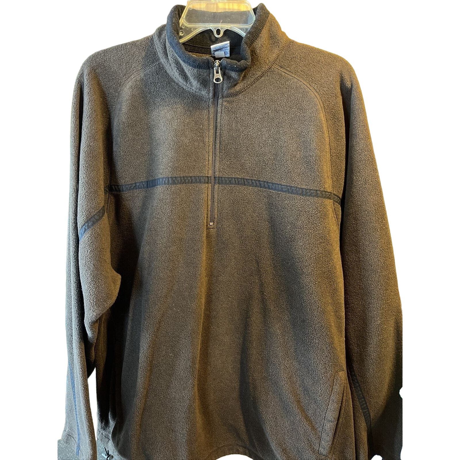 Old Navy Old Navy Men’s XXL Brown LS 1/4 Zip Polyester Fleece Jacket Size US XXL / EU 58 / 5 - 1 Thumbnail