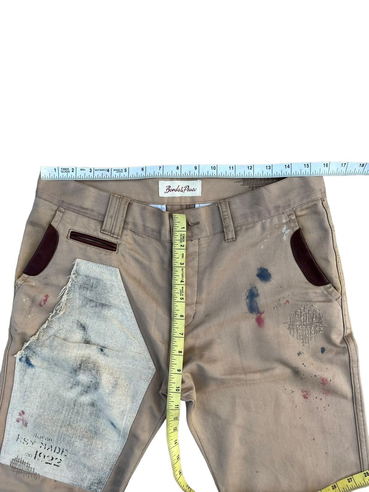 Vintage Bonds & Peace Japan Painter Khaki Flare Chinos Pant Size US 30 / EU 46 - 3 Thumbnail