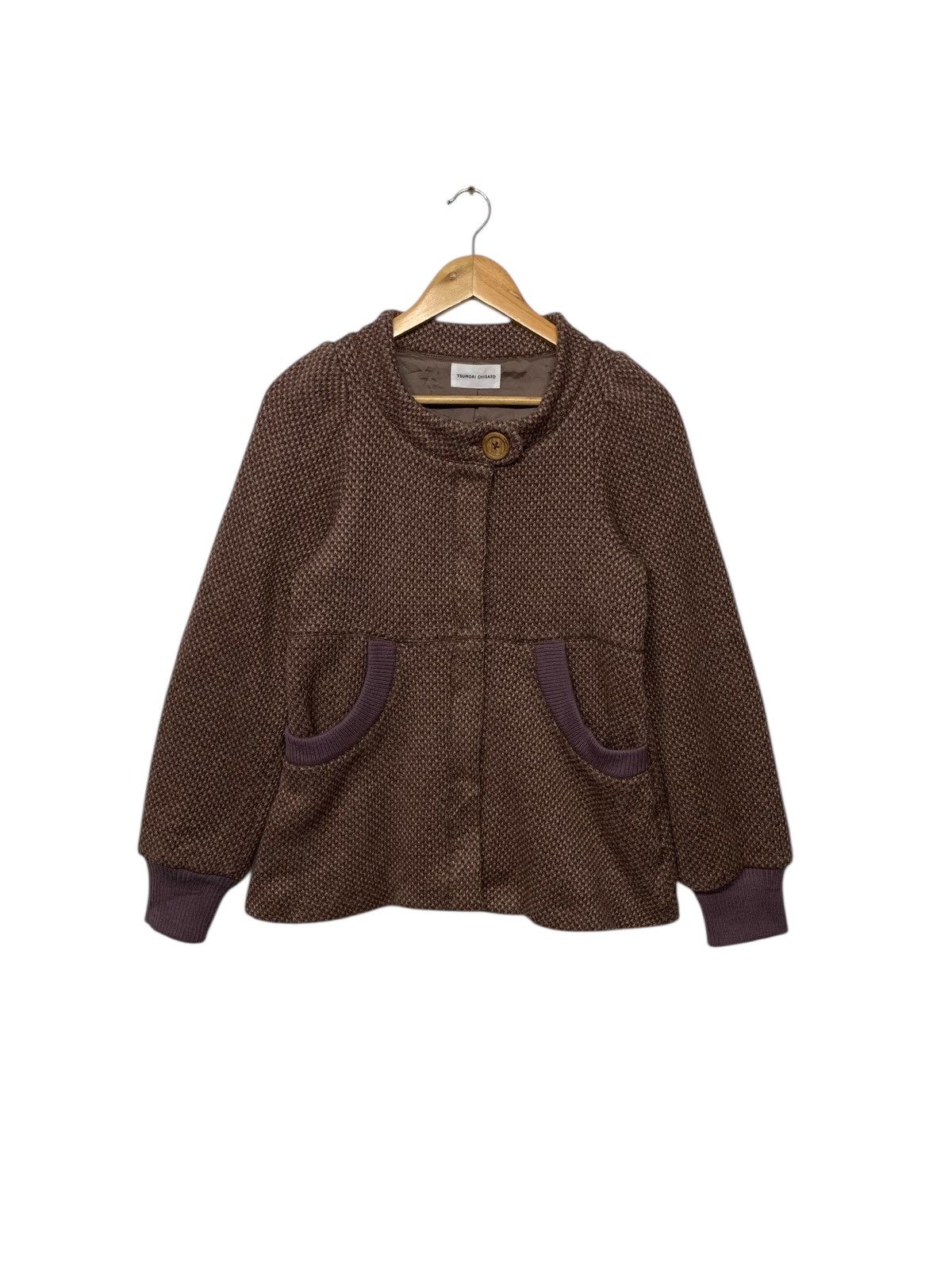 Issey Miyake Rare Tsumori Chisato Issey Miyake Wool Snap Button Jacket Size M / US 6-8 / IT 42-44 - 1 Thumbnail