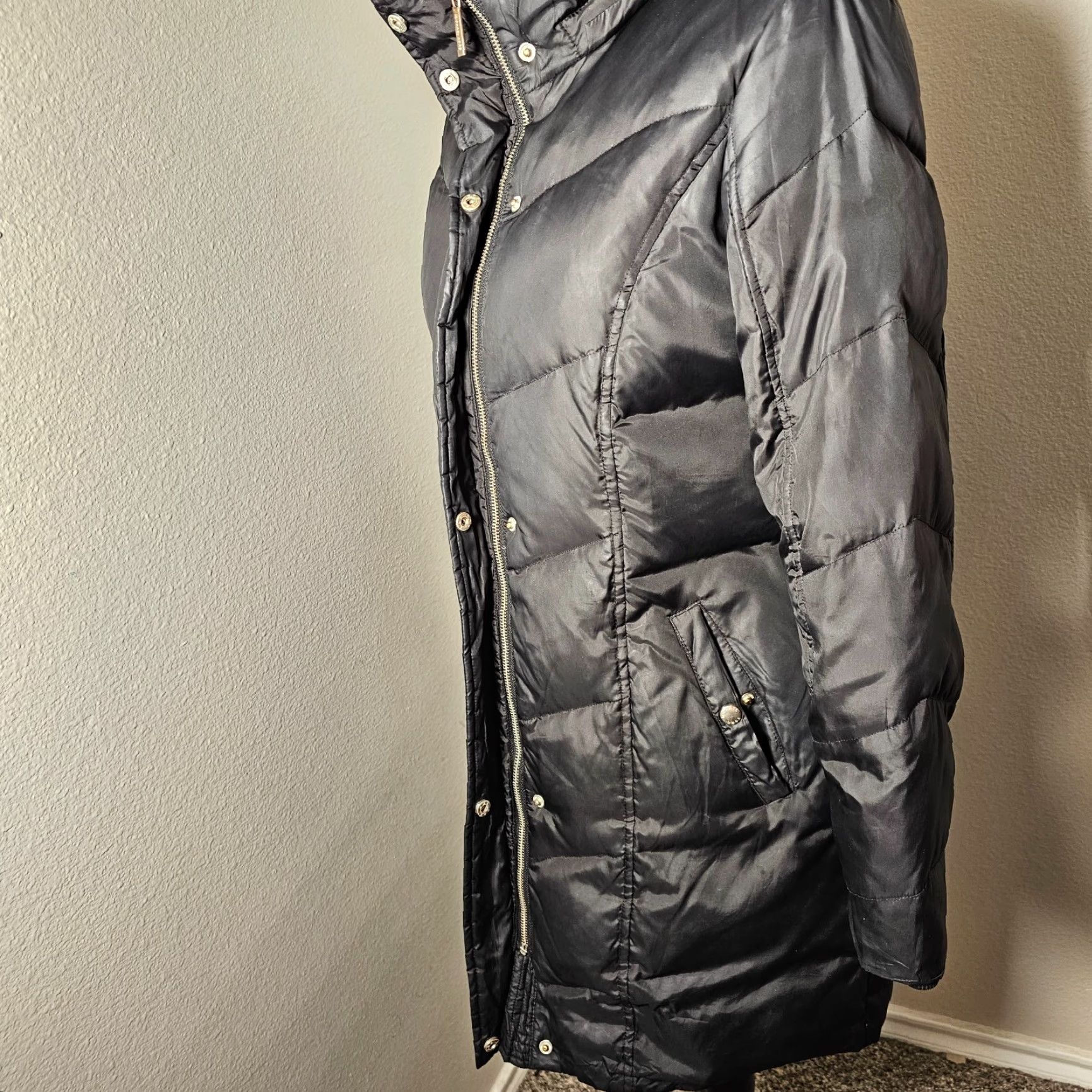Michael Kors Michael Kors Parka Jacket Coat Women's S Black Packable Down Fill Zipper Sport? Wait. Size S / US 4 / IT 40 - 5 Thumbnail