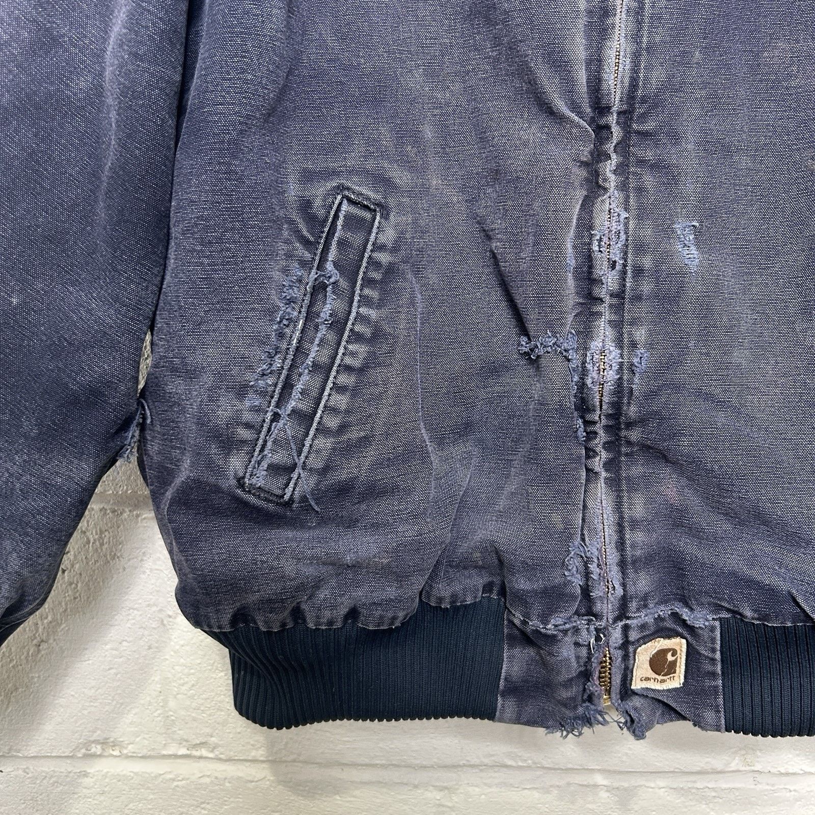 Carhartt Vintage Carhartt Quilted Santa Fe Jacket “Midnight Blue” J14 Size US XL / EU 56 / 4 - 4 Thumbnail