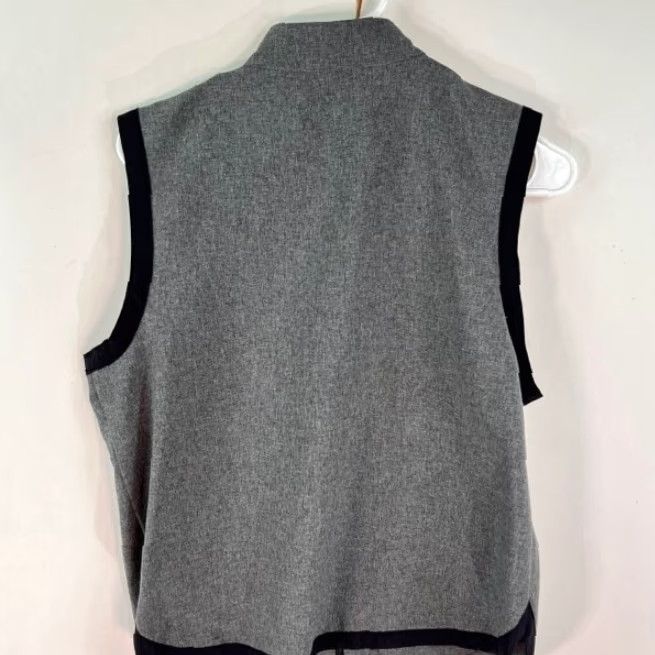 Lee Kathie Lee Vest Womens Size S Gray Full Zipper Pockets Light Weight Jacket Size S / US 4 / IT 40 - 7 Thumbnail