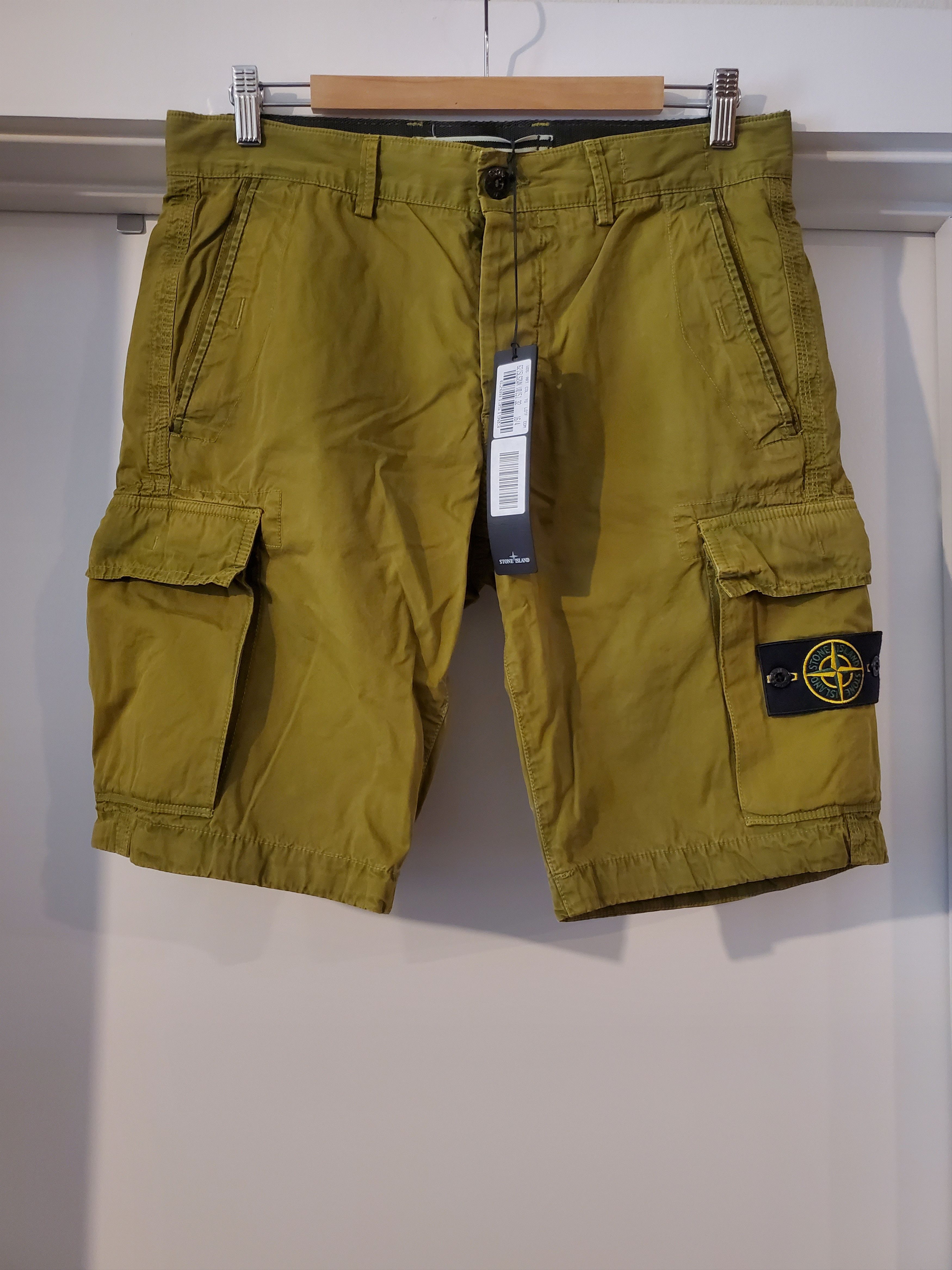 Stone Island Stone Island Garment Dyeing Bermuda Cargo Shorts 32 size Size US 32 / EU 48 - 1 Thumbnail
