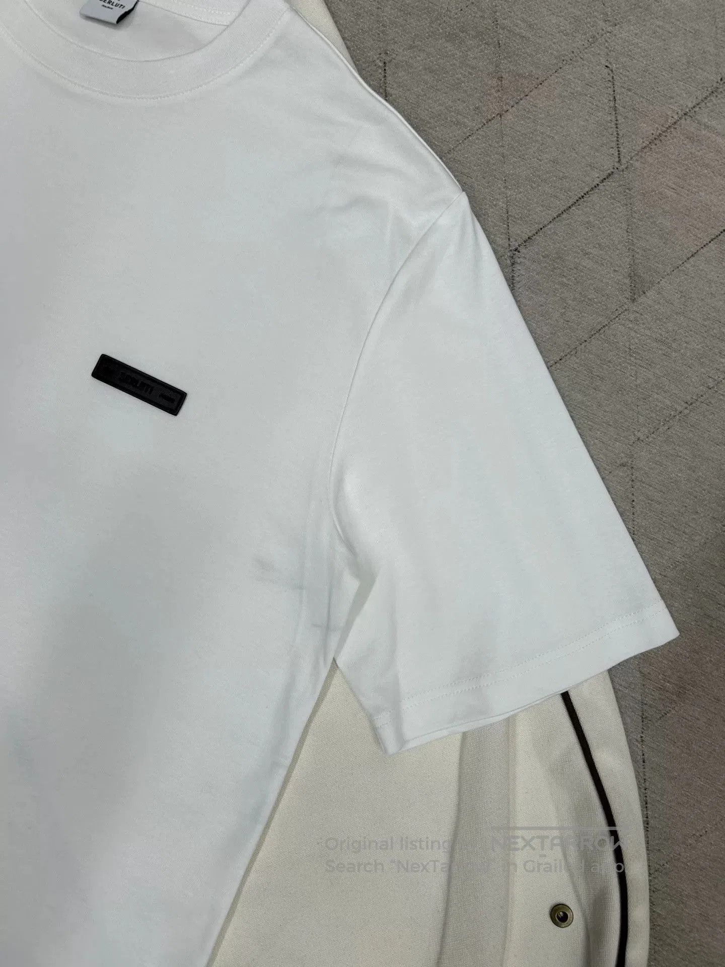 Berluti Berluti Spring Summer Lambskin Logo T-Shirt. Size US M / EU 48-50 / 2 - 4 Thumbnail