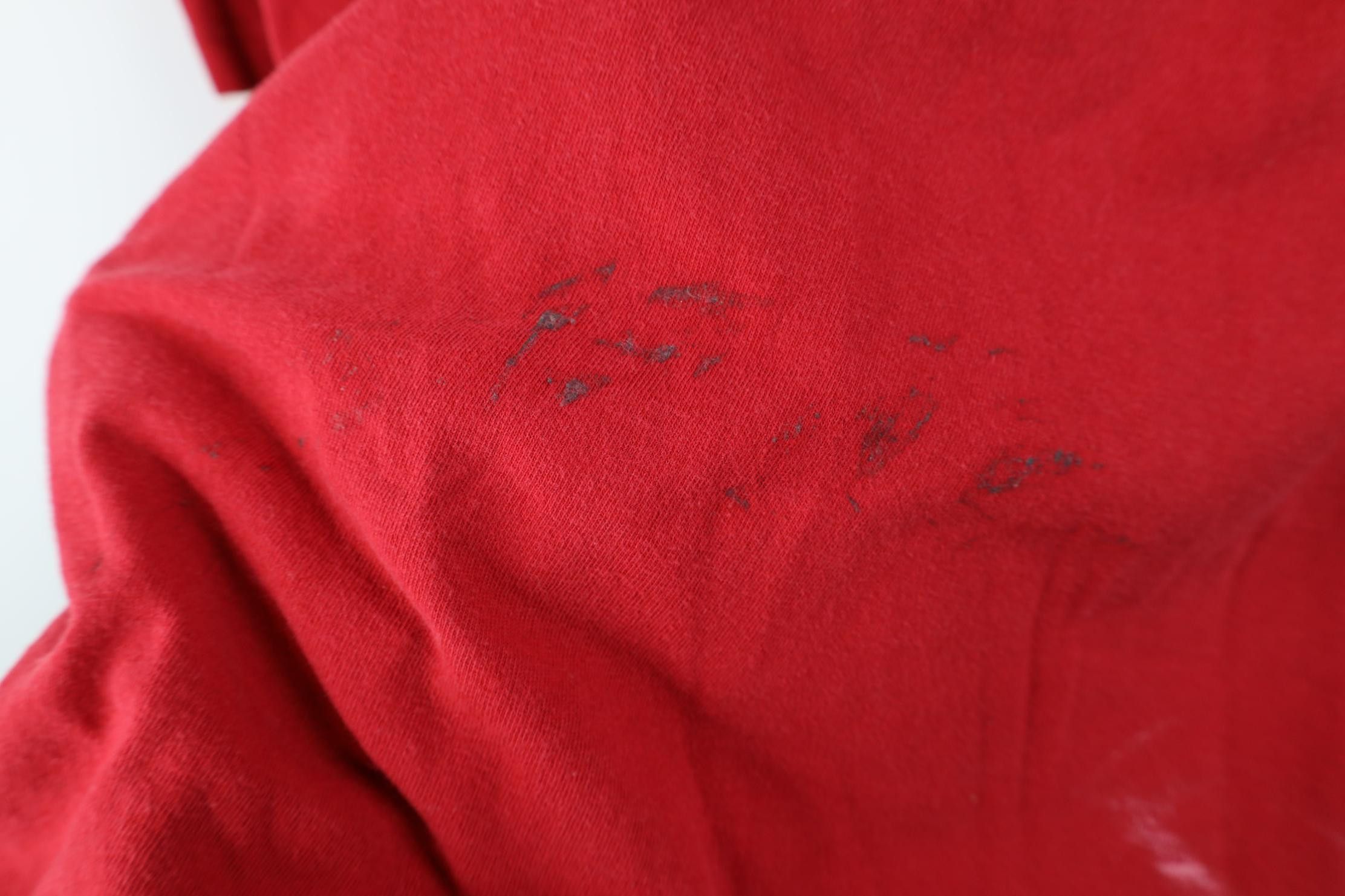 Polo Ralph Lauren Vintage 90s Chaps Ralph Lauren Spell USA Flag T-Shirt Red Size US XL / EU 56 / 4 - 8 Thumbnail